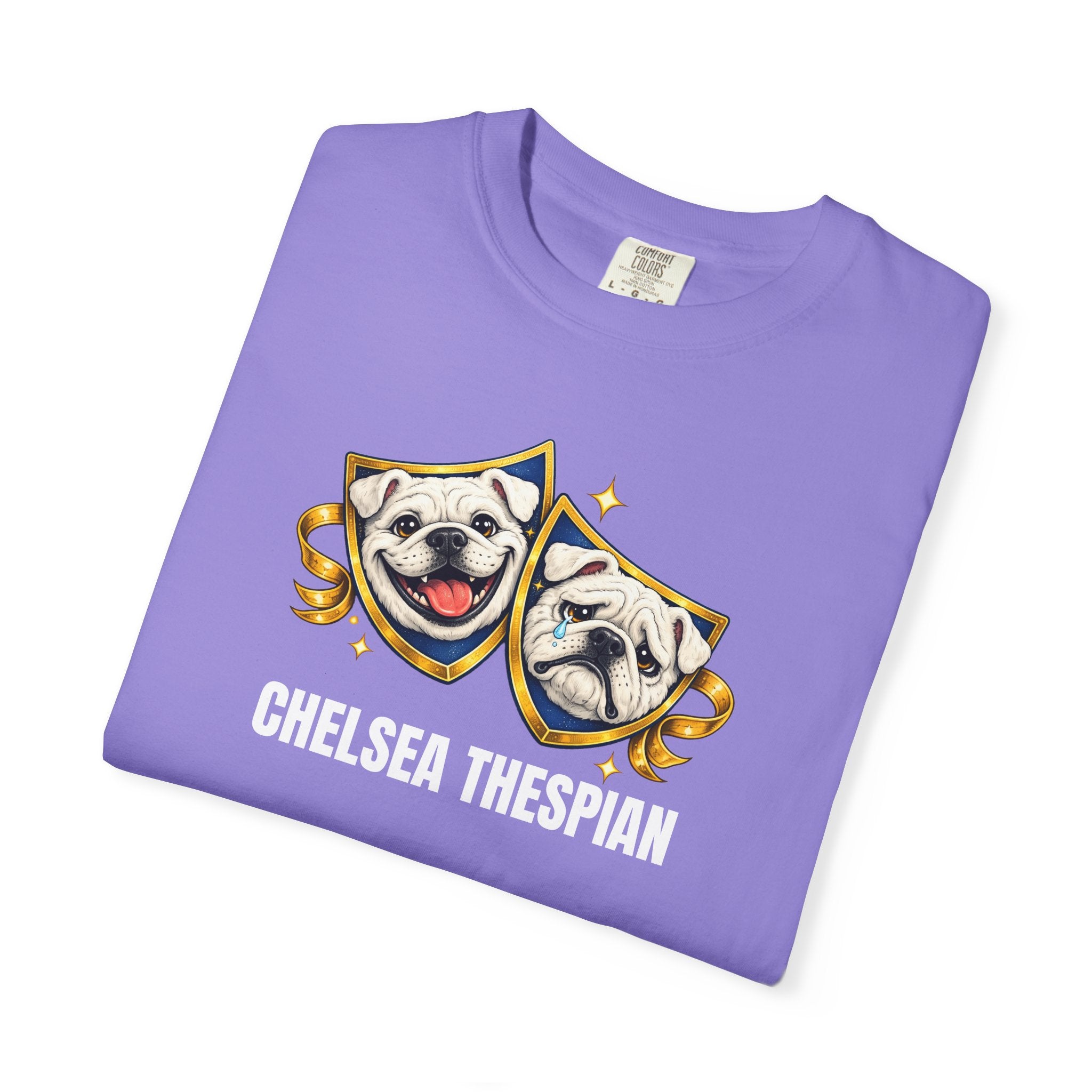 "Chelsea Thespian" Bullsdogs T-Shirt — Funny Voice Projection Tee