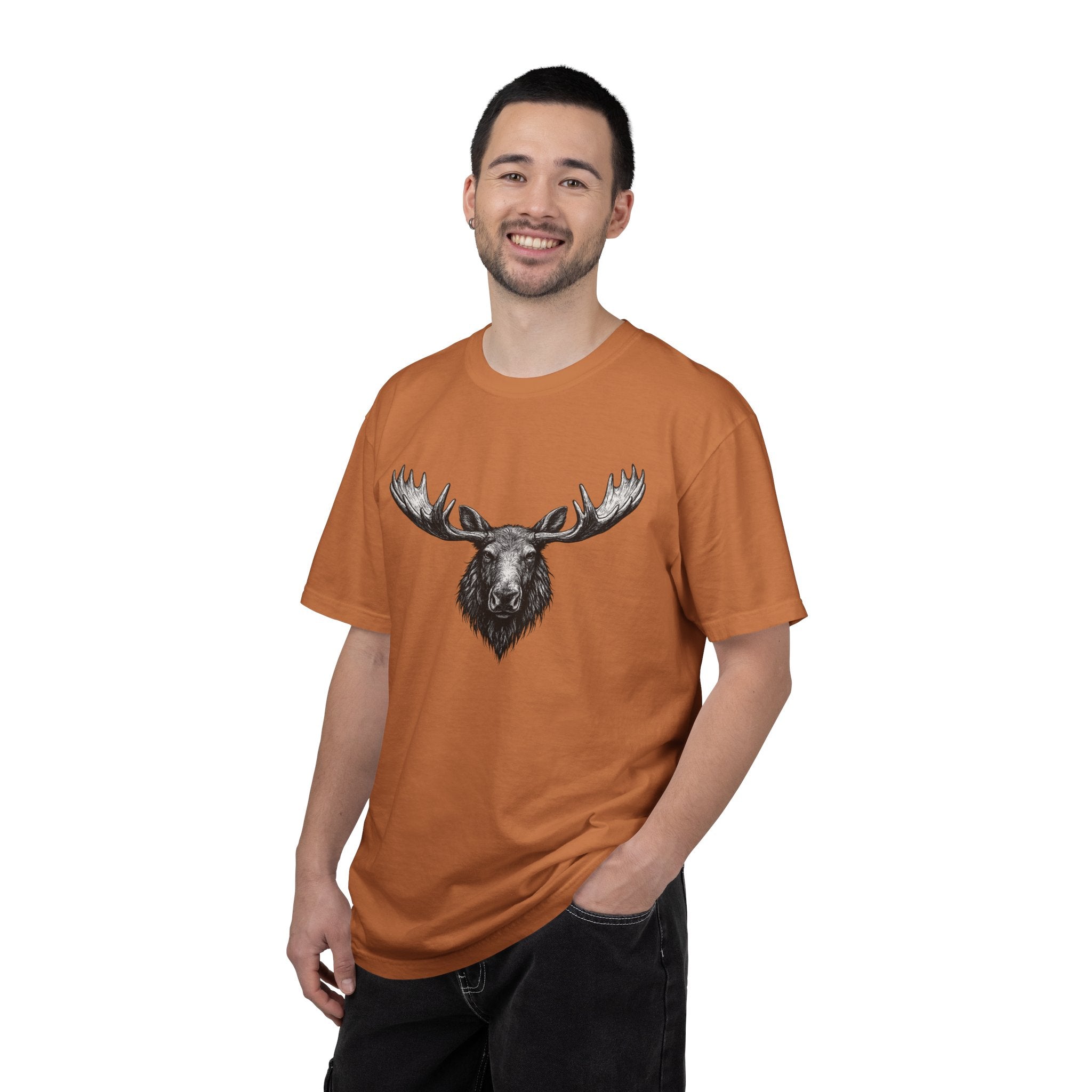 Vintage Moose Tee - Rugged Wildlife