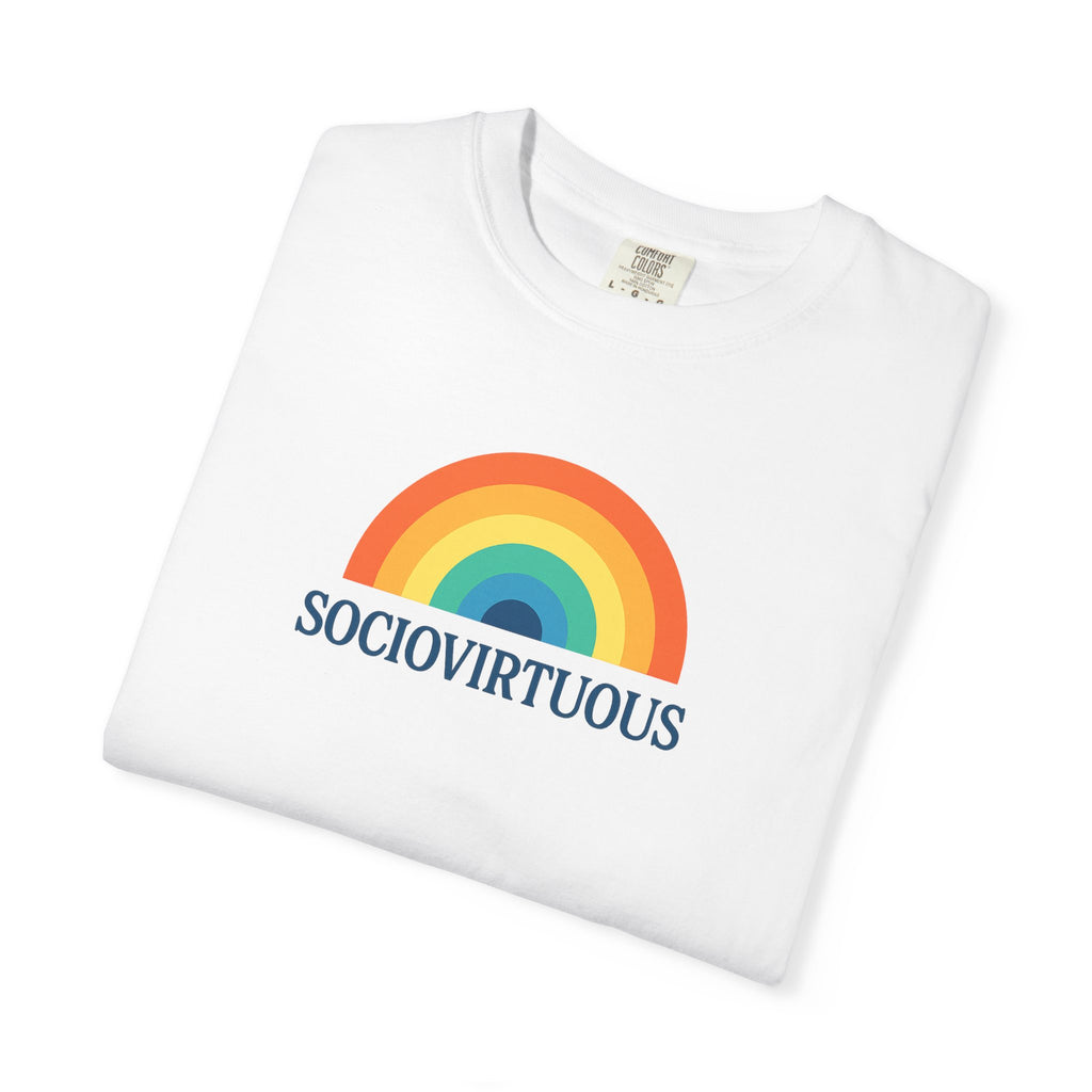Sociovirtuous Rainbow Comfort Colors T-Shirt