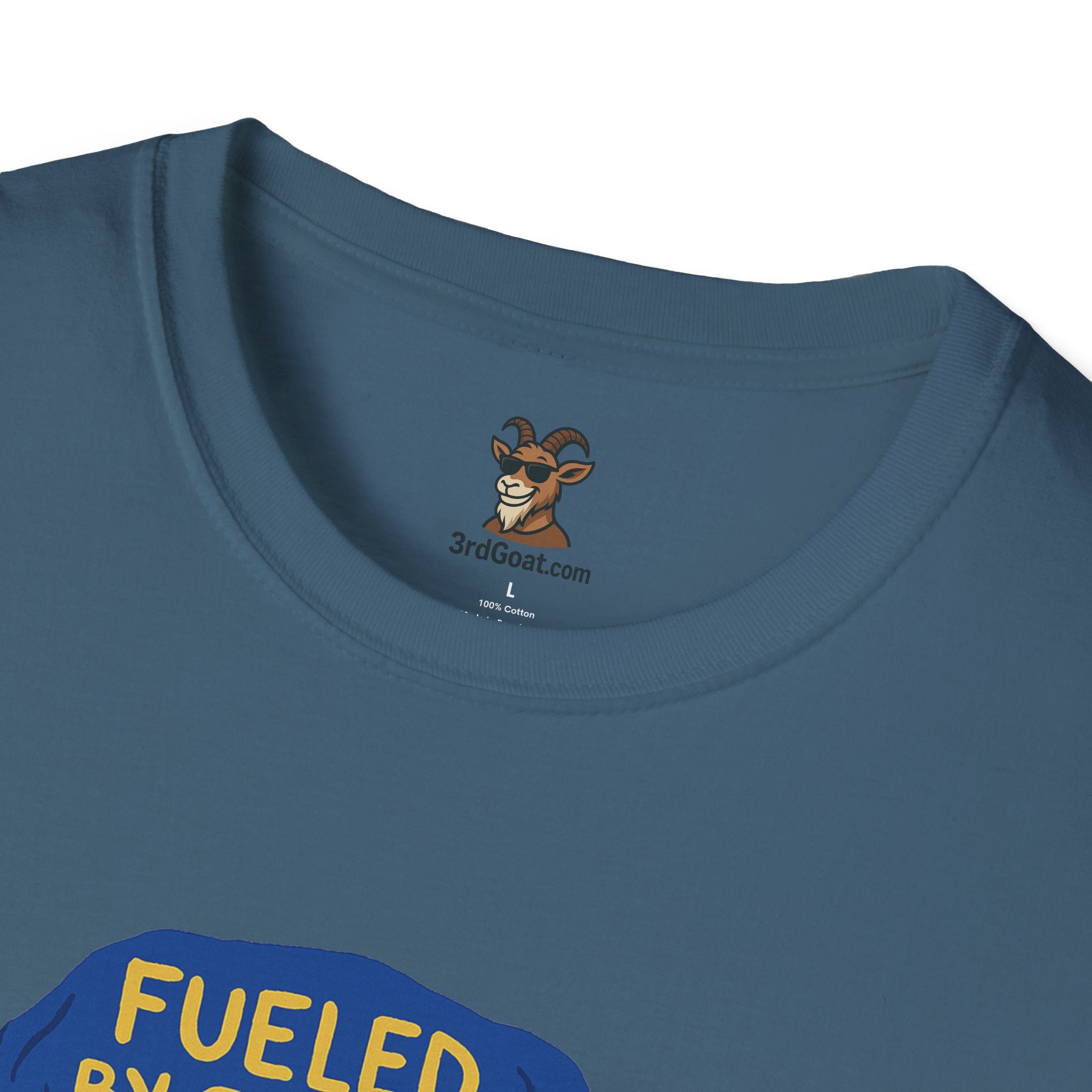 Fueled by Coffee and Small Town Politics Softstyle T-Shirt - Personalizable