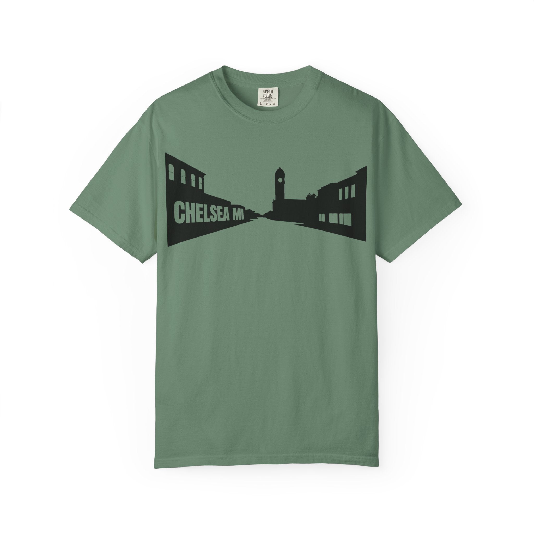 Main Street Chelsea, MI Skyline — Hometown Vibes