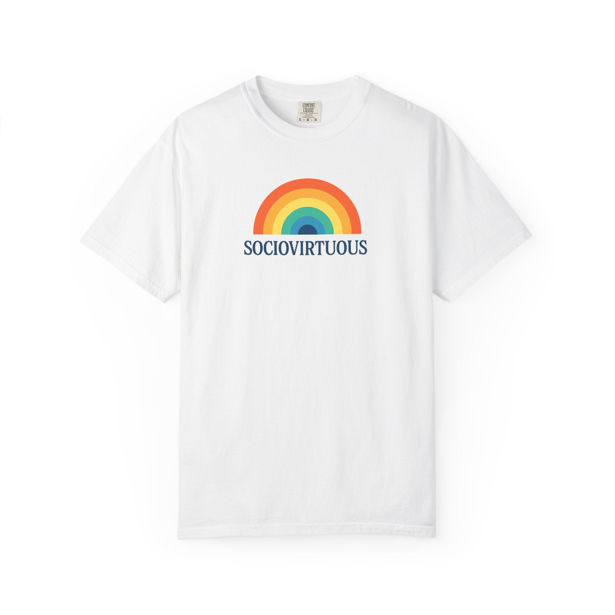 Sociovirtuous Rainbow Comfort Colors T-Shirt