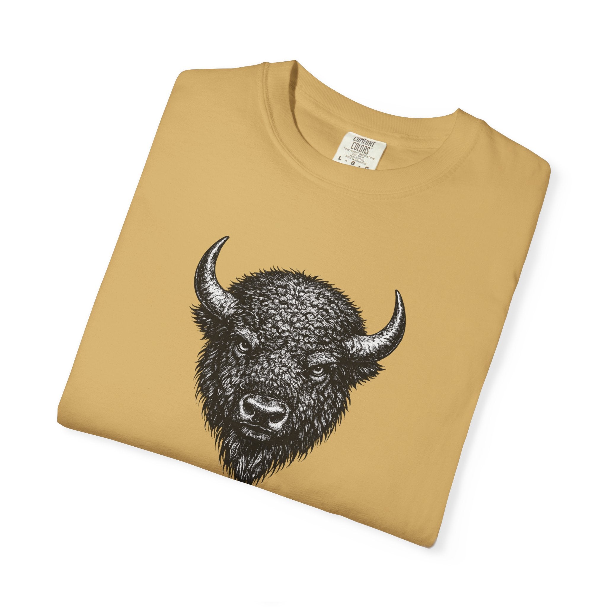 Vintage Bison Tee - Rugged Wildlife