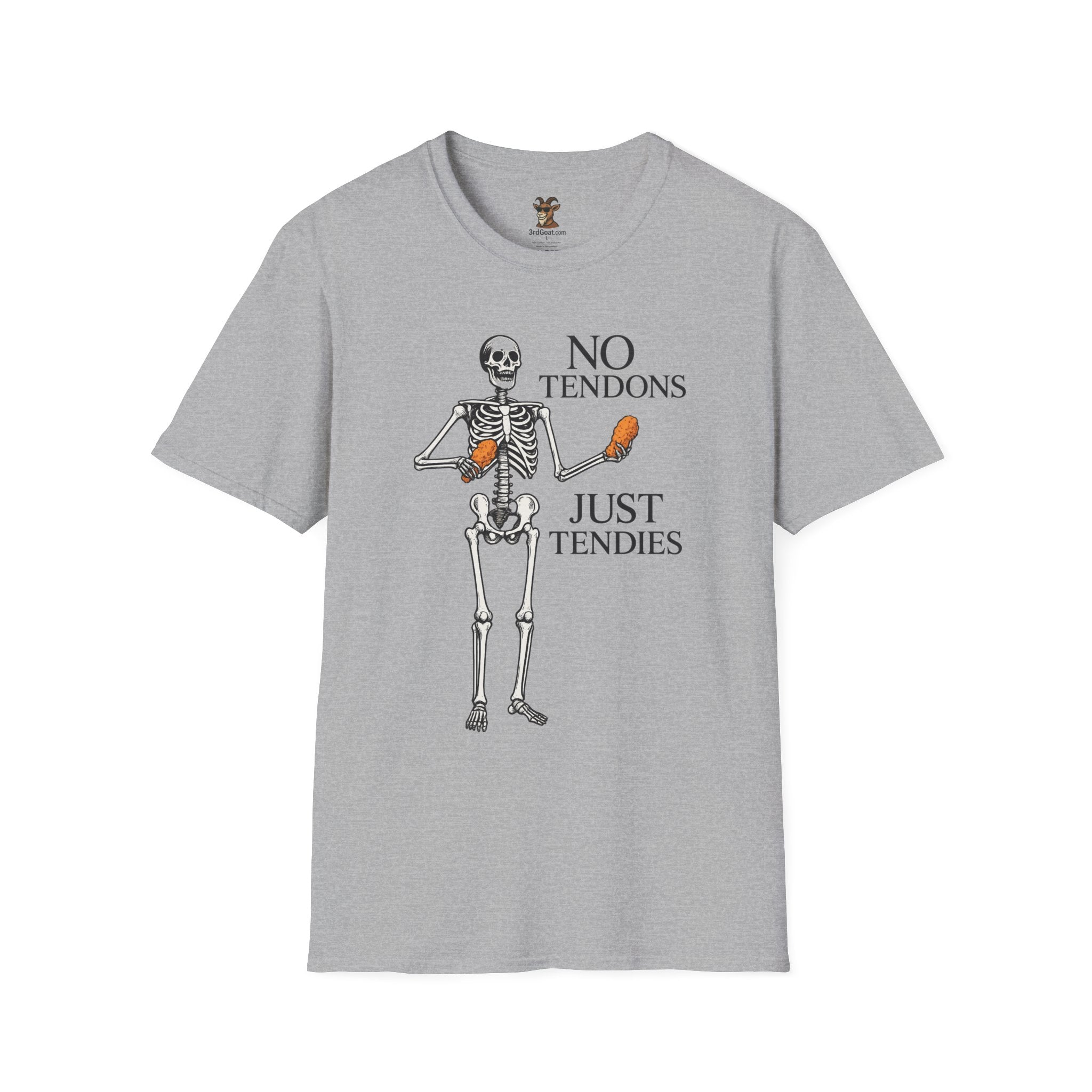 "No Tendons, Just Tendies" T-Shirt | Unisex Softstyle Tee