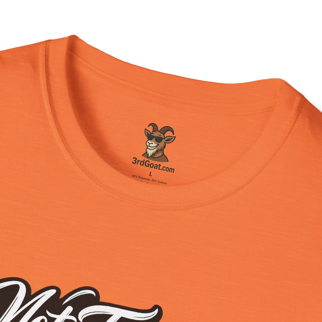 Not Friendly Graphic T-Shirt — Retro Script Statement Tee