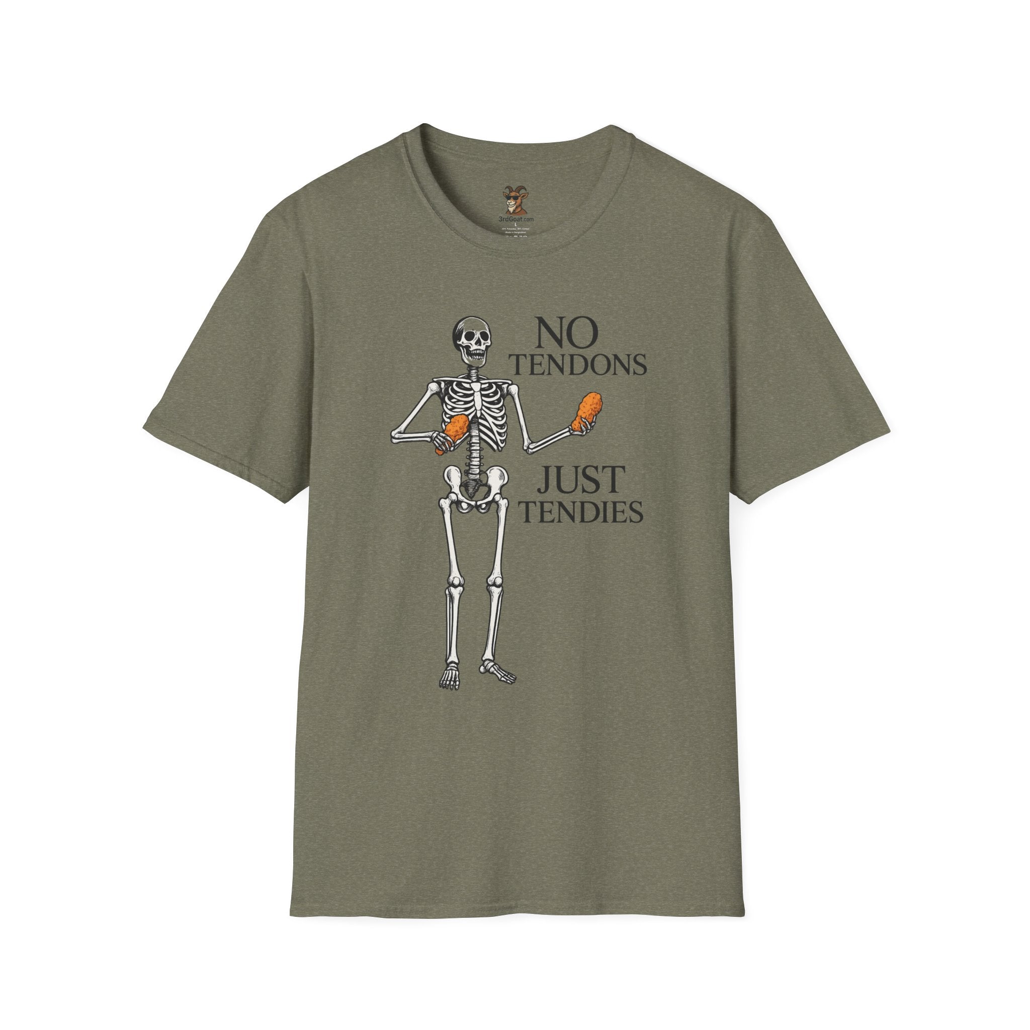 "No Tendons, Just Tendies" T-Shirt | Unisex Softstyle Tee