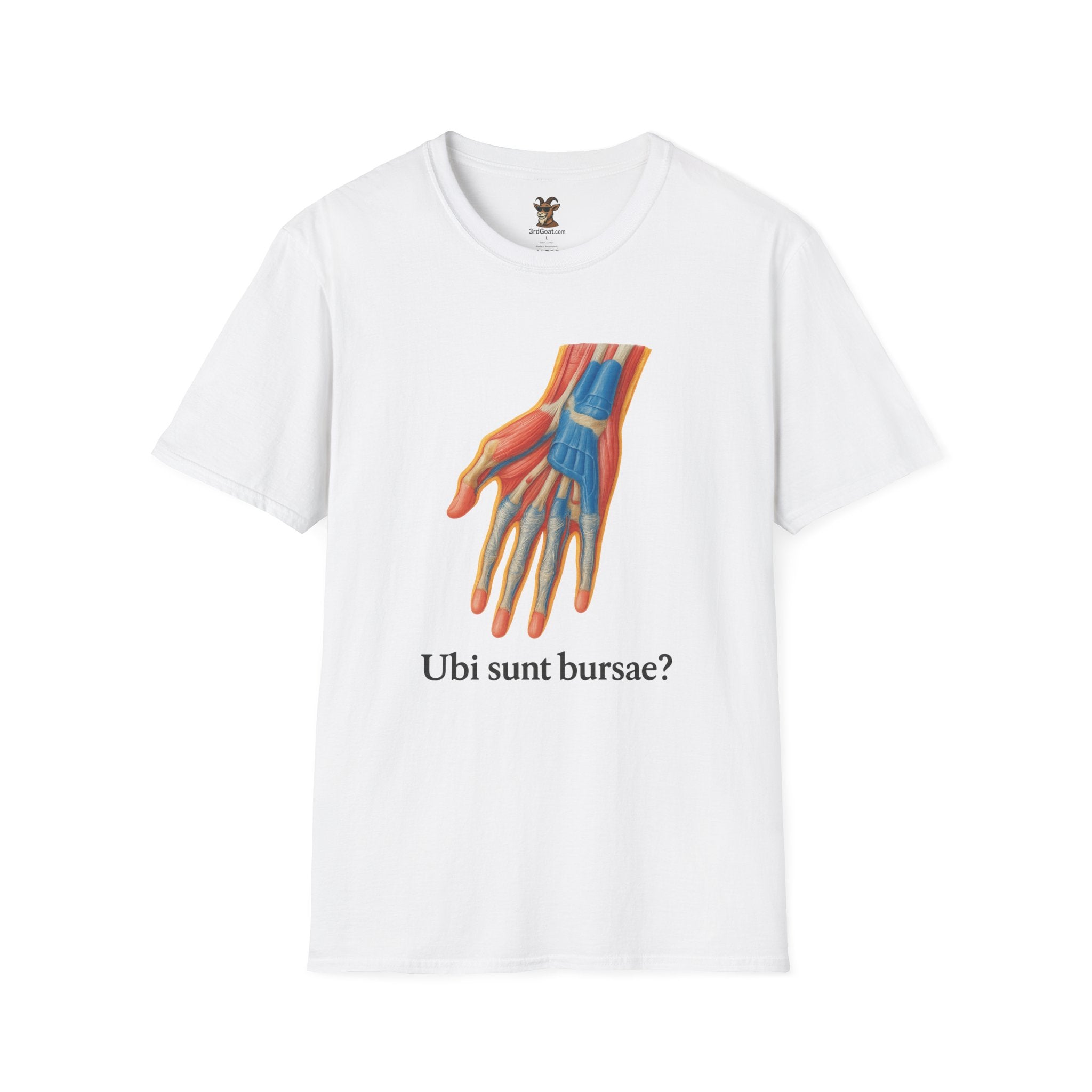 "Where are the bursae?" Soft T-Shirt