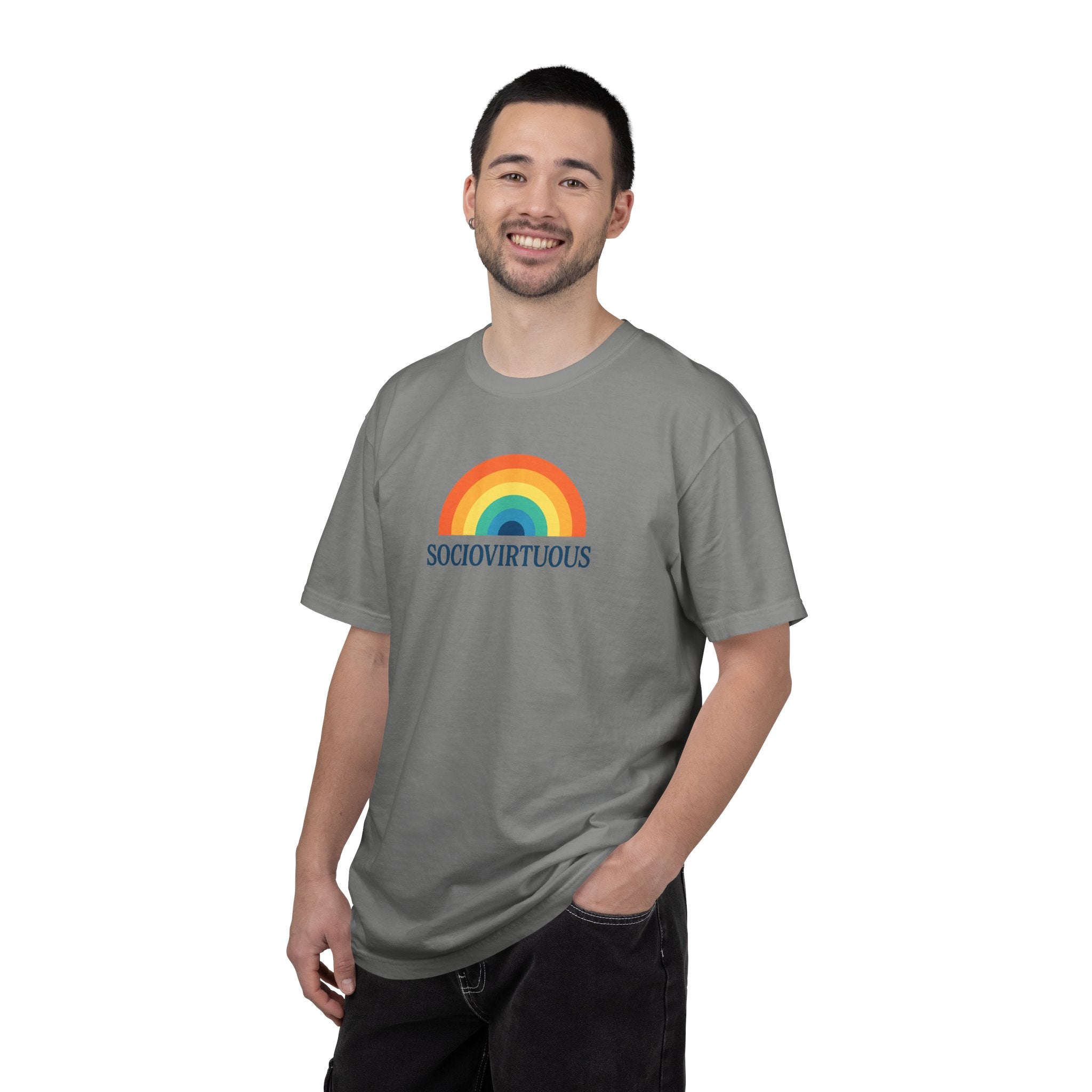 Sociovirtuous Rainbow Comfort Colors T-Shirt