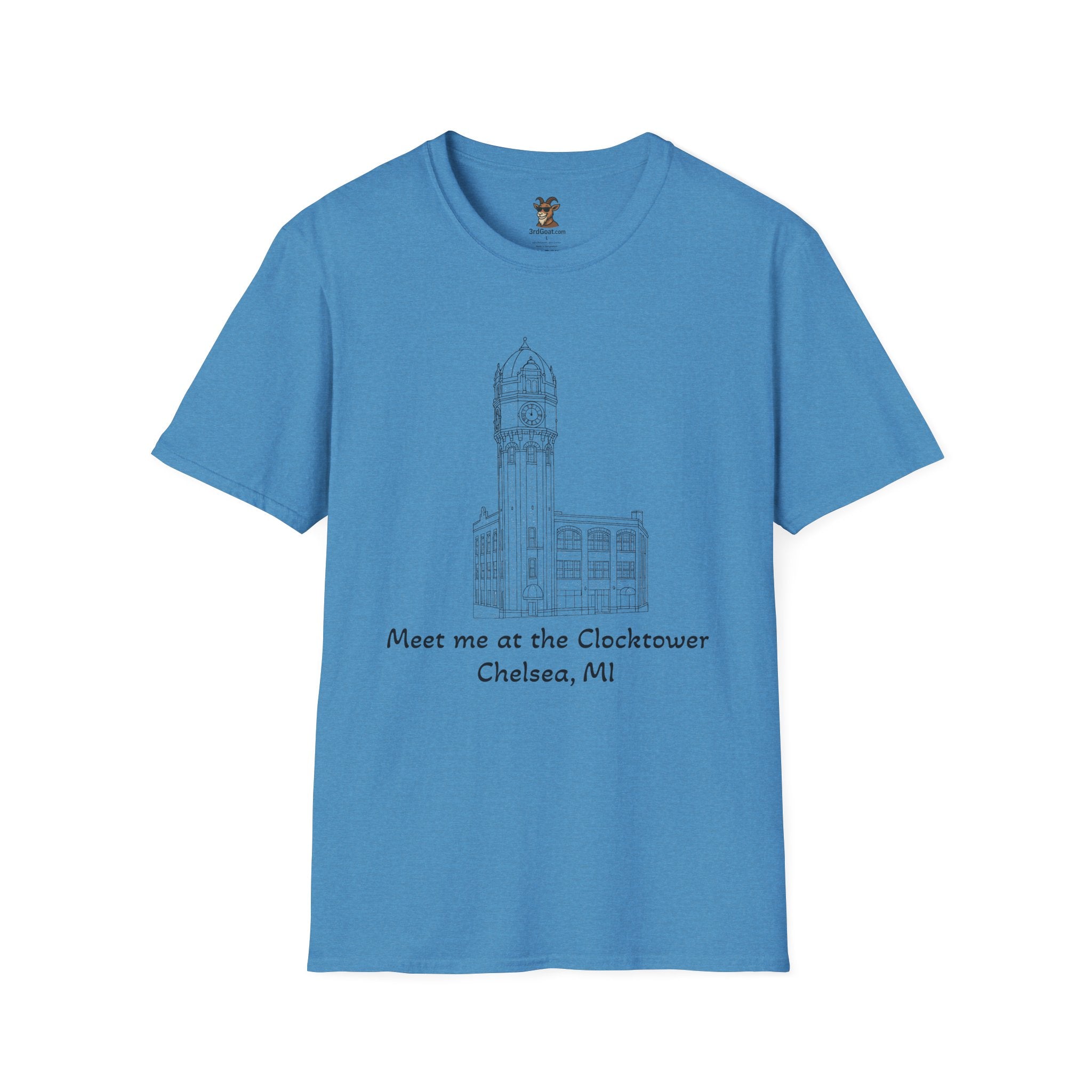 Clocktower Chelsea, MI Unisex Softstyle T-Shirt