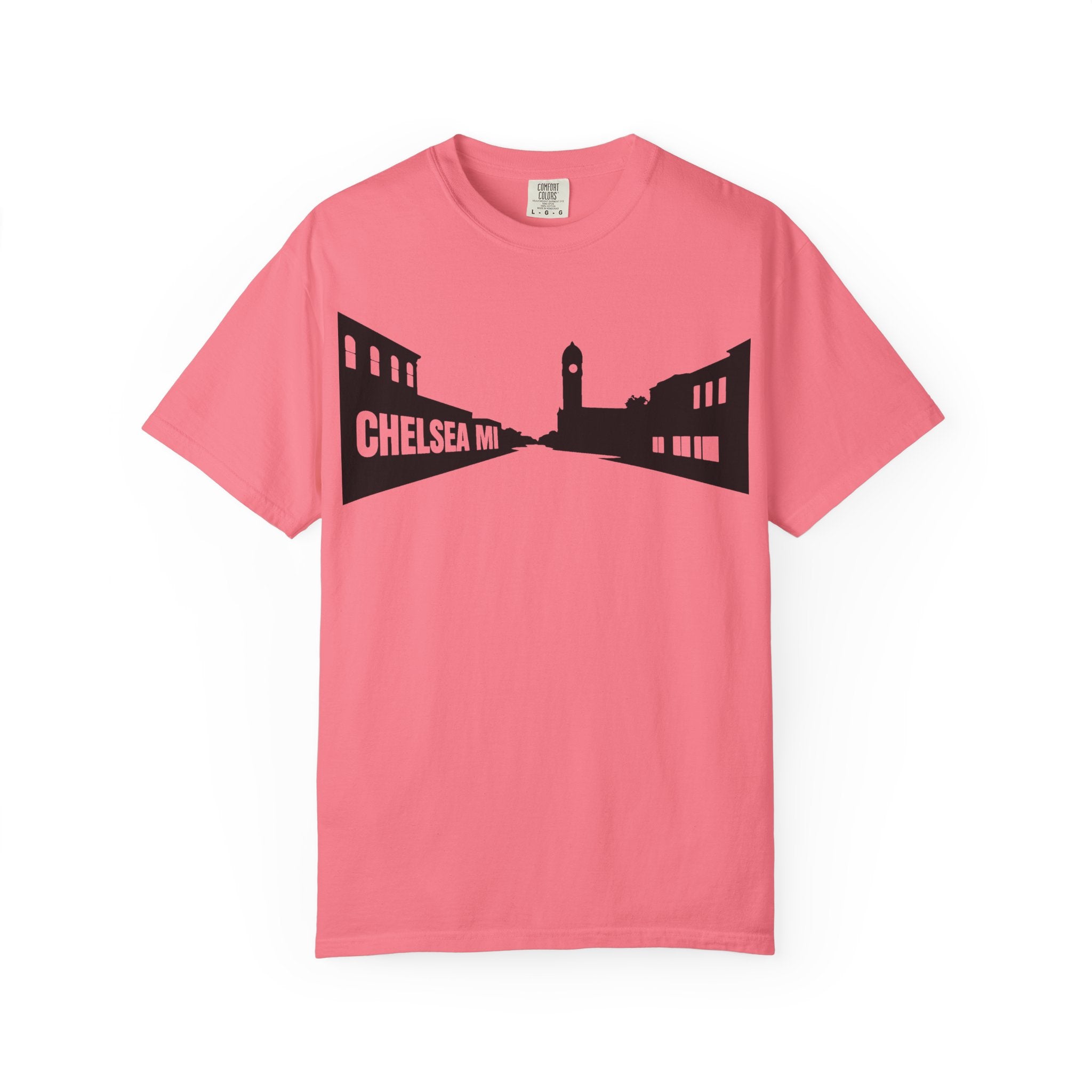 Main Street Chelsea, MI Skyline — Hometown Vibes