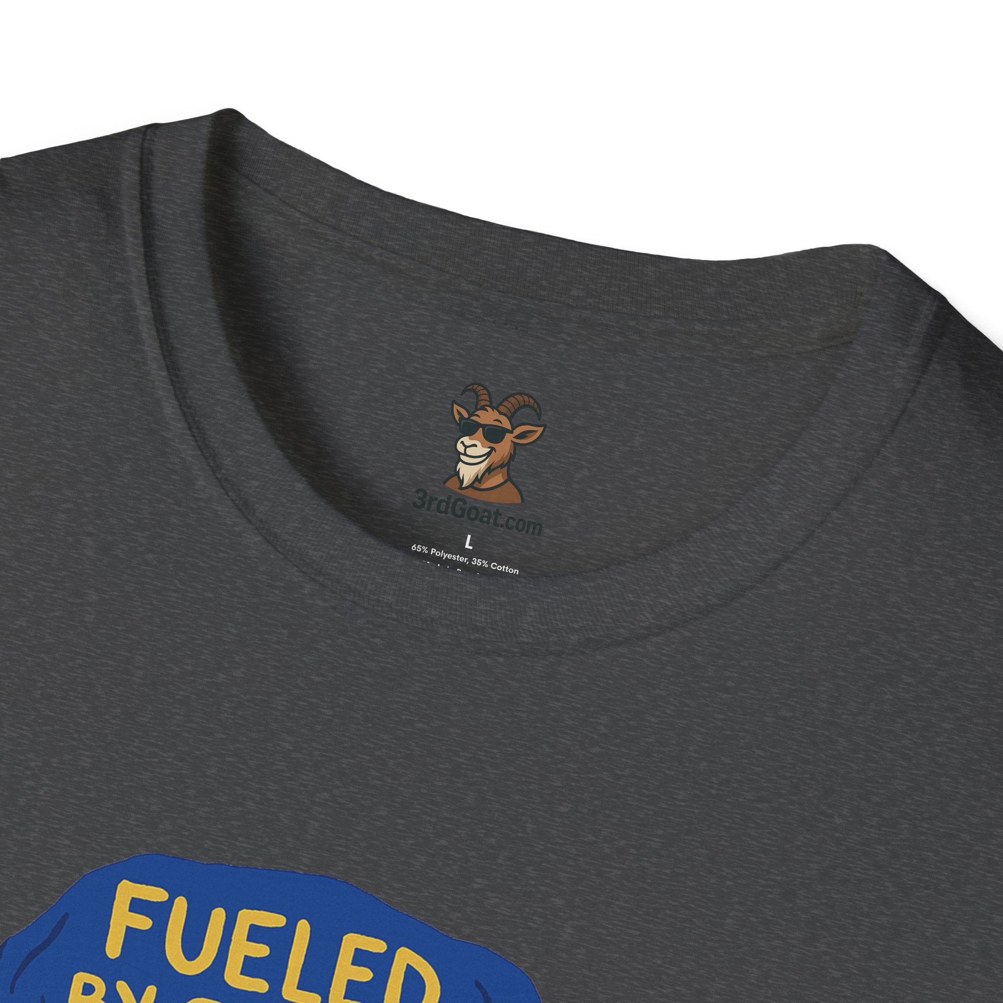 Fueled by Coffee and Small Town Politics Softstyle T-Shirt - Personalizable