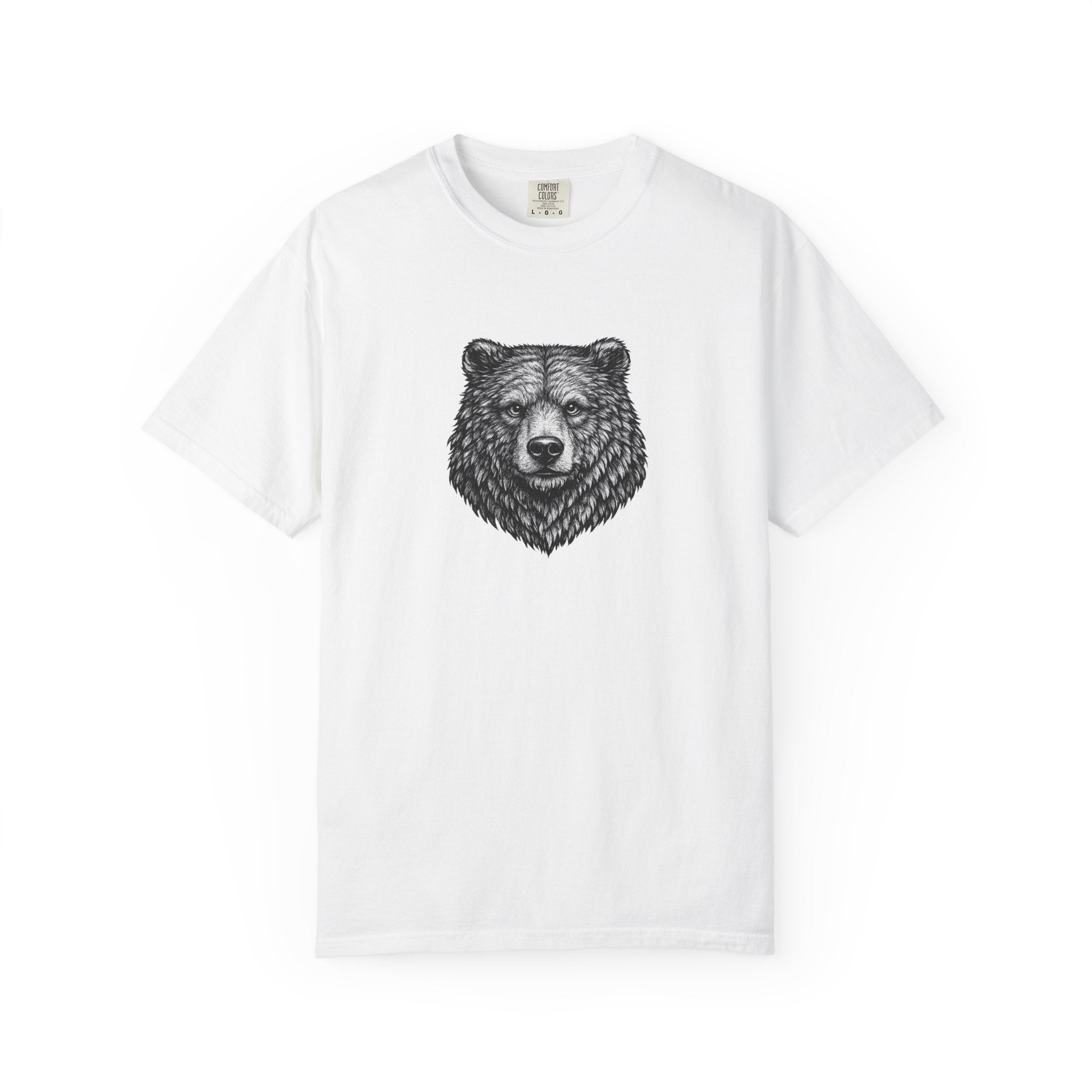 Vintage Grizzly Bear Tee - Rugged Wildlife
