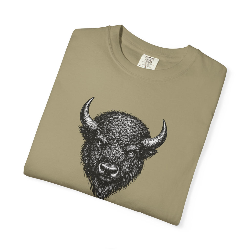 Vintage Bison Tee - Rugged Wildlife
