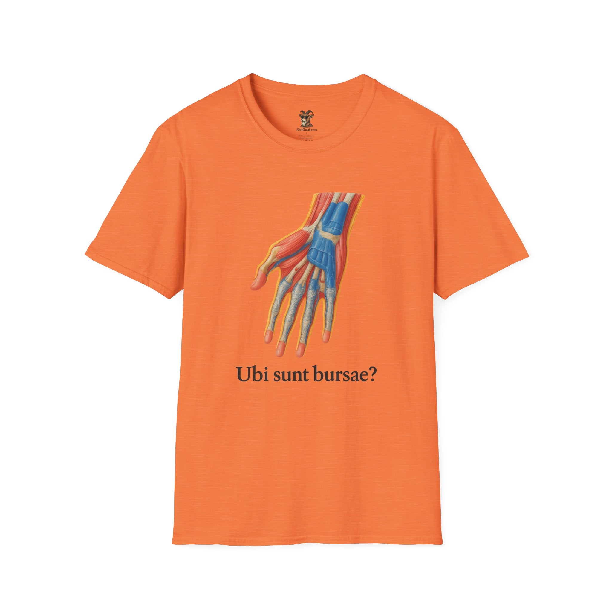 "Where are the bursae?" Soft T-Shirt