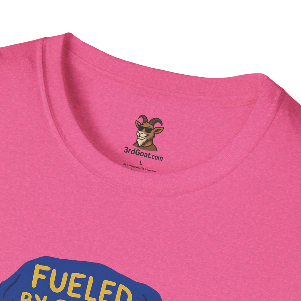 Fueled by Coffee and Small Town Politics Softstyle T-Shirt - Personalizable