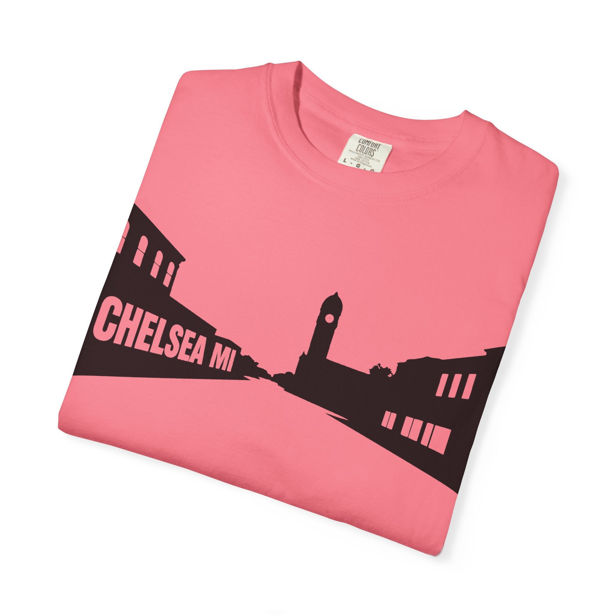 Main Street Chelsea, MI Skyline — Hometown Vibes