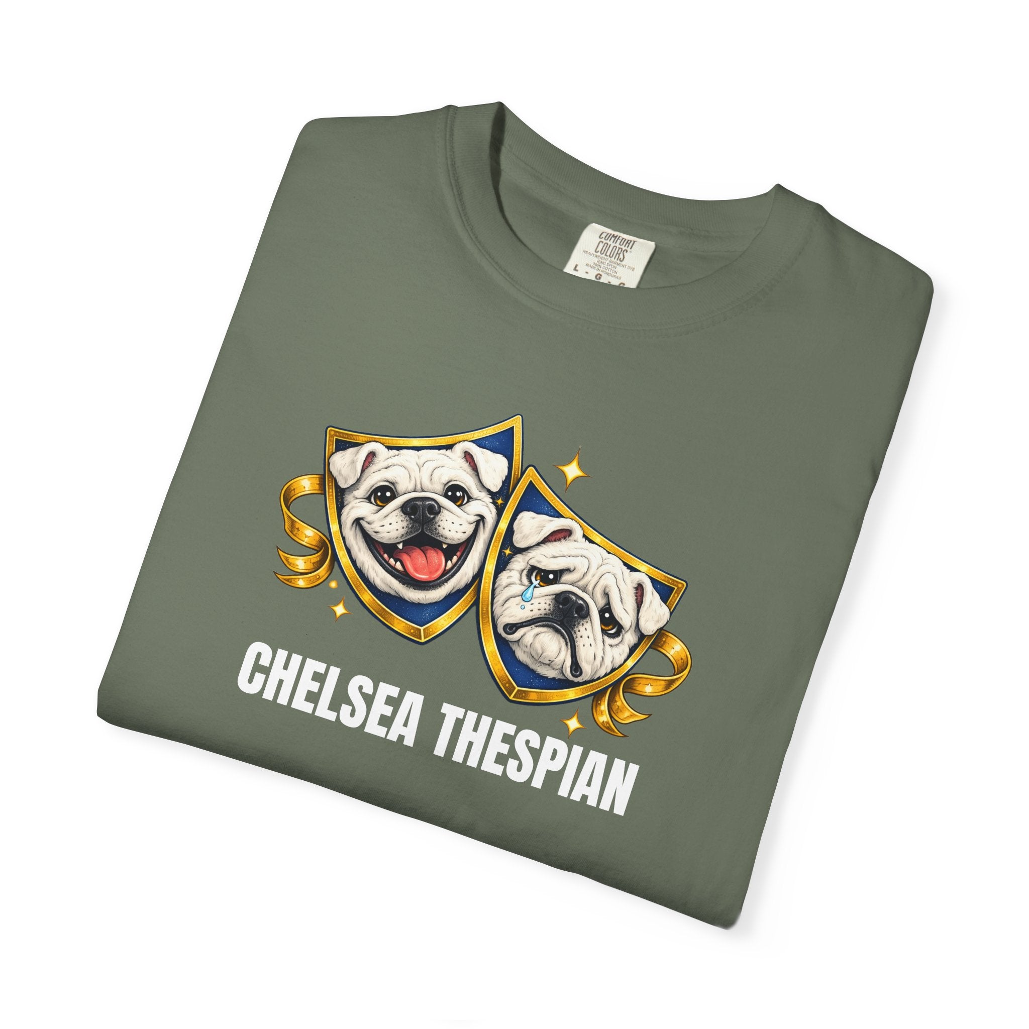"Chelsea Thespian" Bullsdogs T-Shirt — Funny Voice Projection Tee