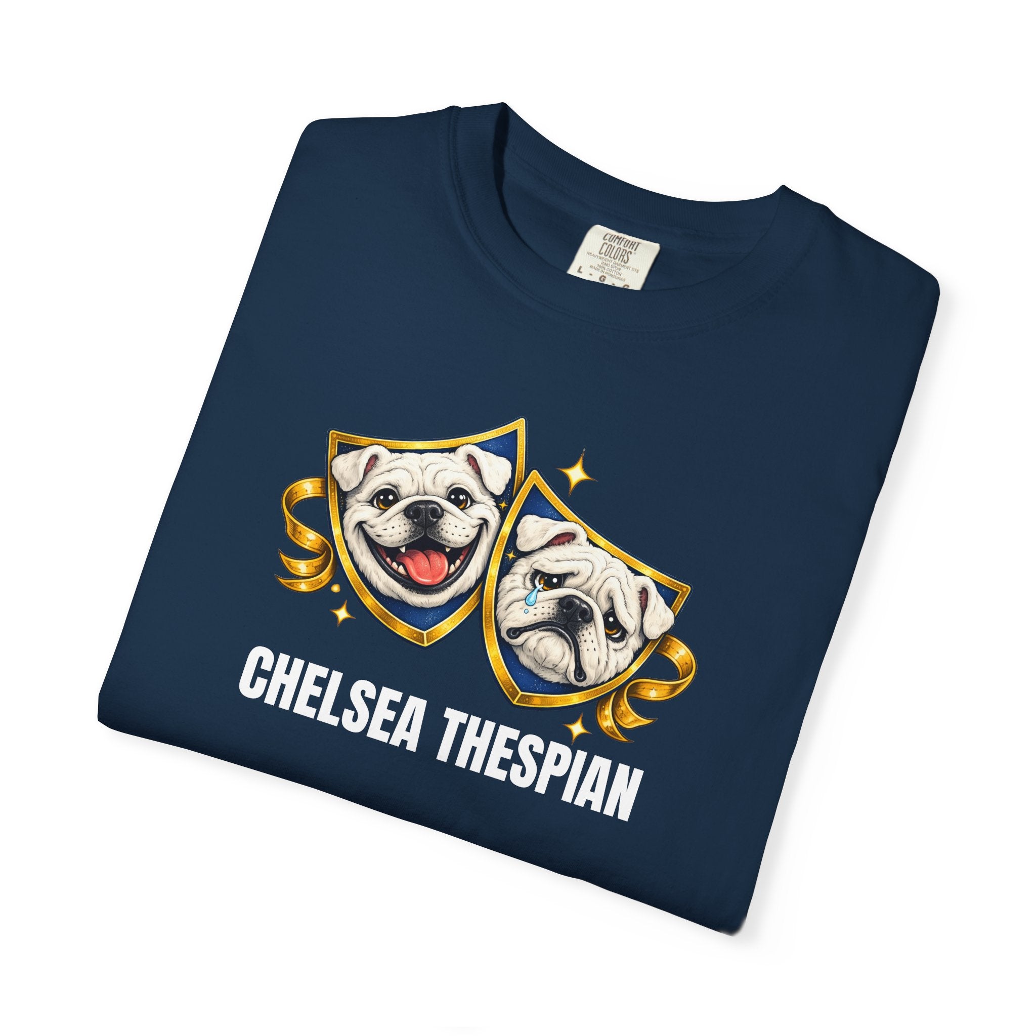 "Chelsea Thespian" Bullsdogs T-Shirt — Funny Voice Projection Tee