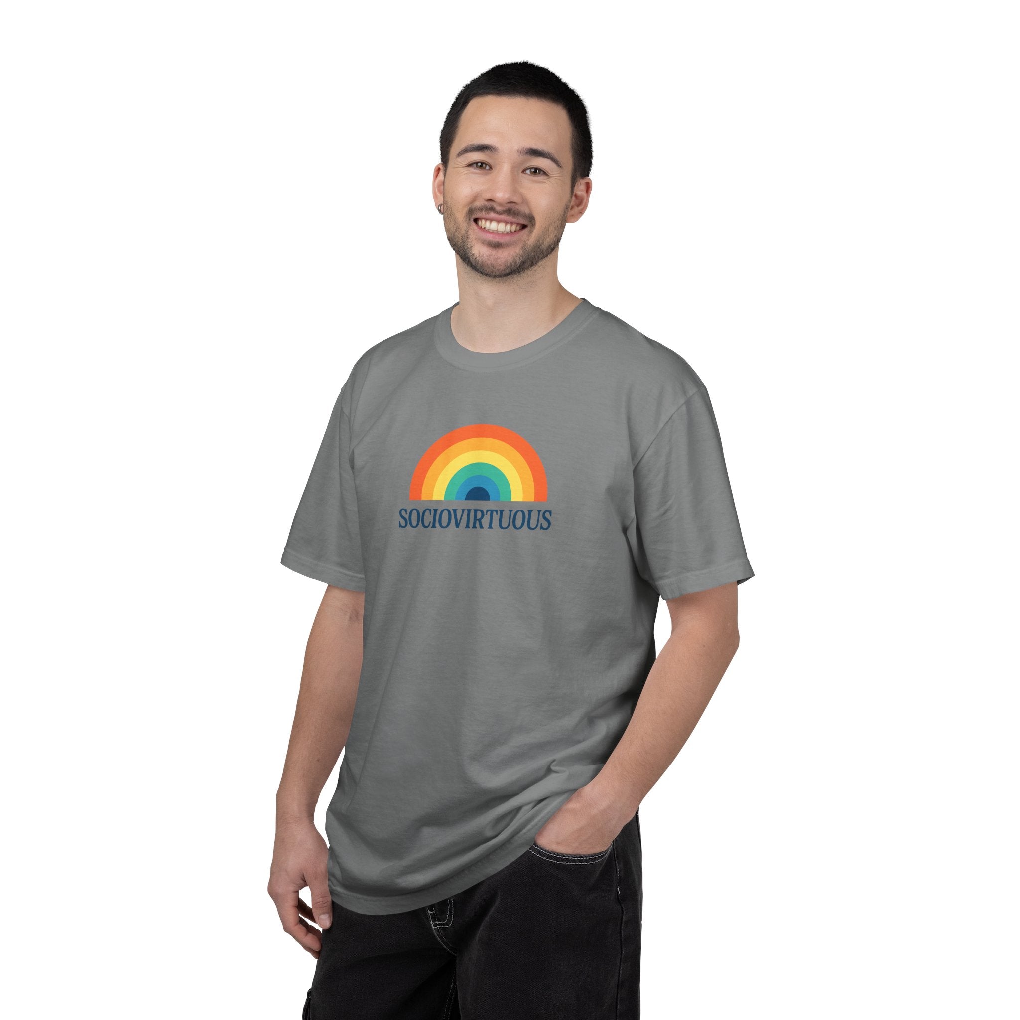 Sociovirtuous Rainbow Comfort Colors T-Shirt