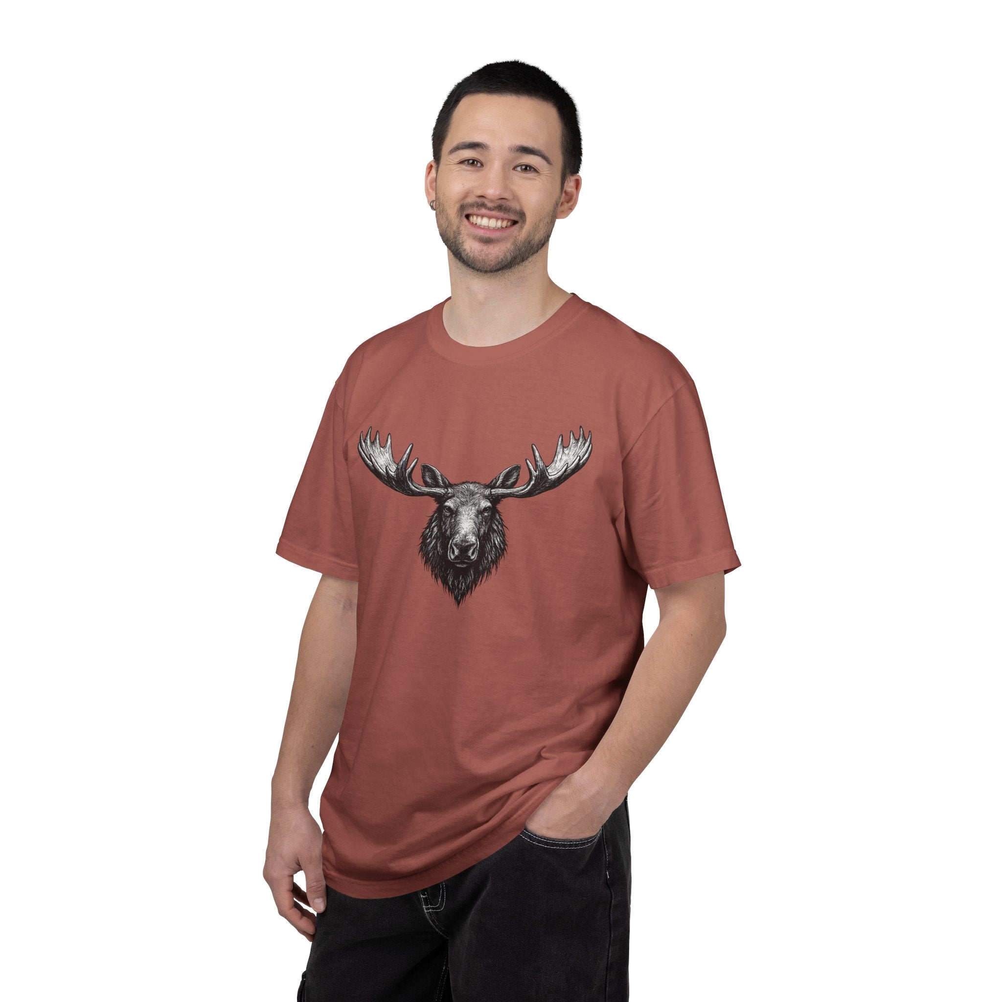 Vintage Moose Tee - Rugged Wildlife