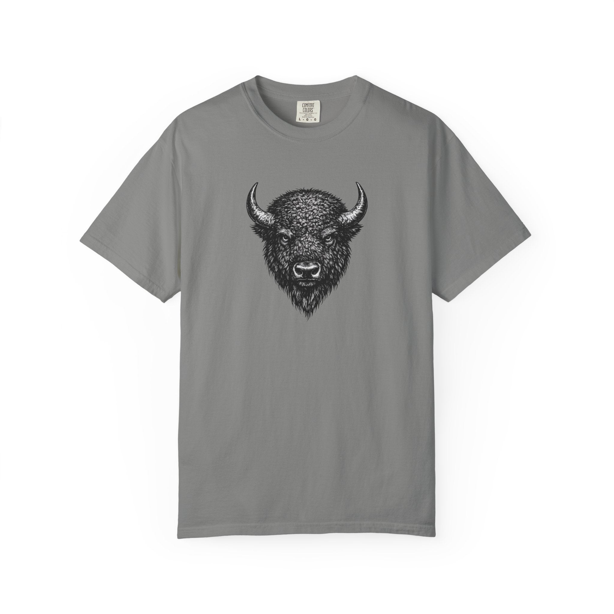Vintage Bison Tee - Rugged Wildlife