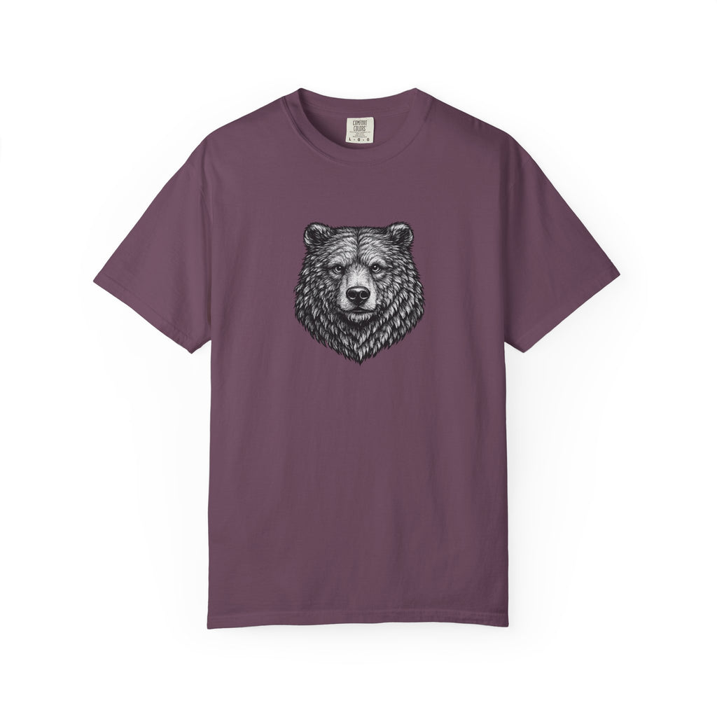 Vintage Grizzly Bear Tee - Rugged Wildlife