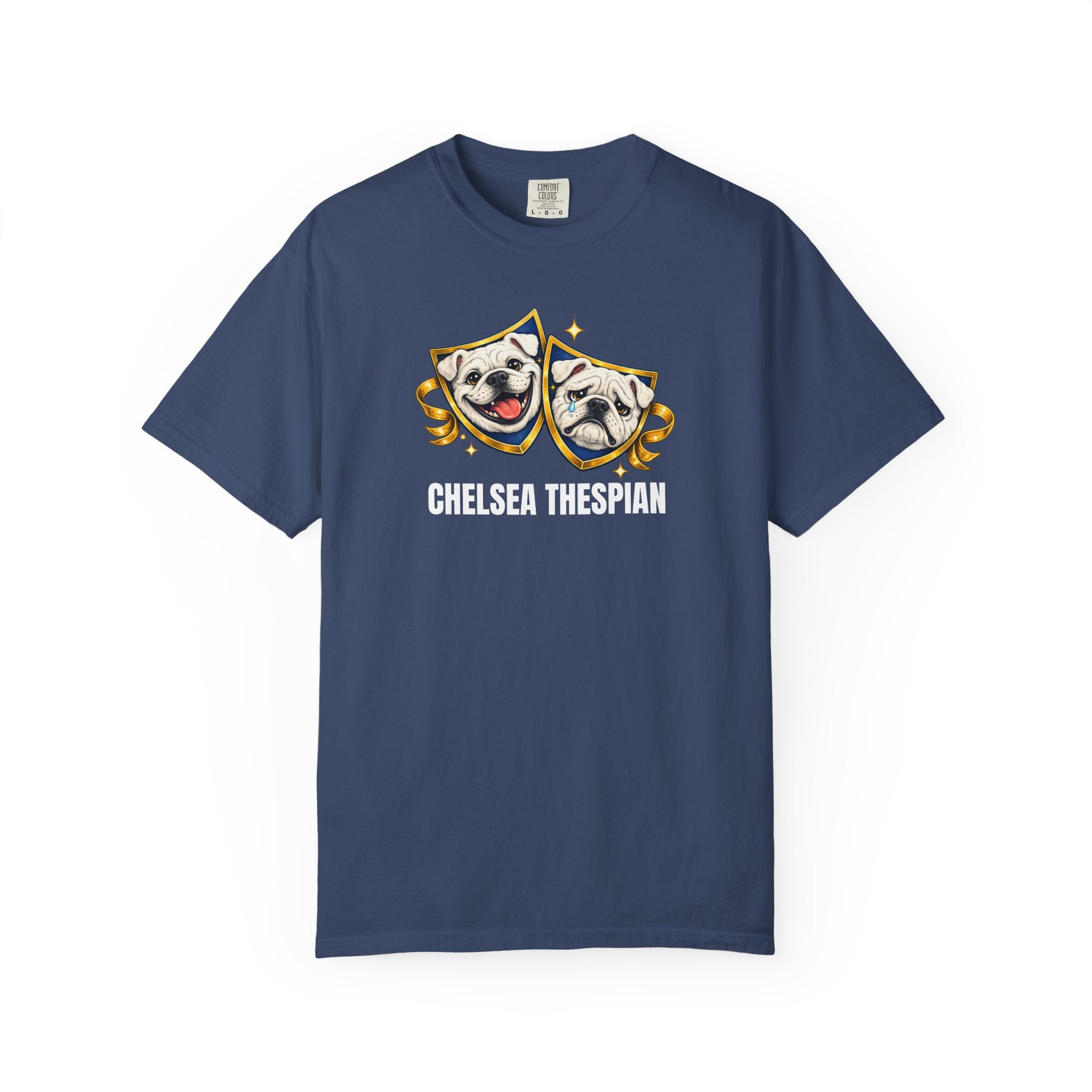"Chelsea Thespian" Bullsdogs T-Shirt — Funny Voice Projection Tee