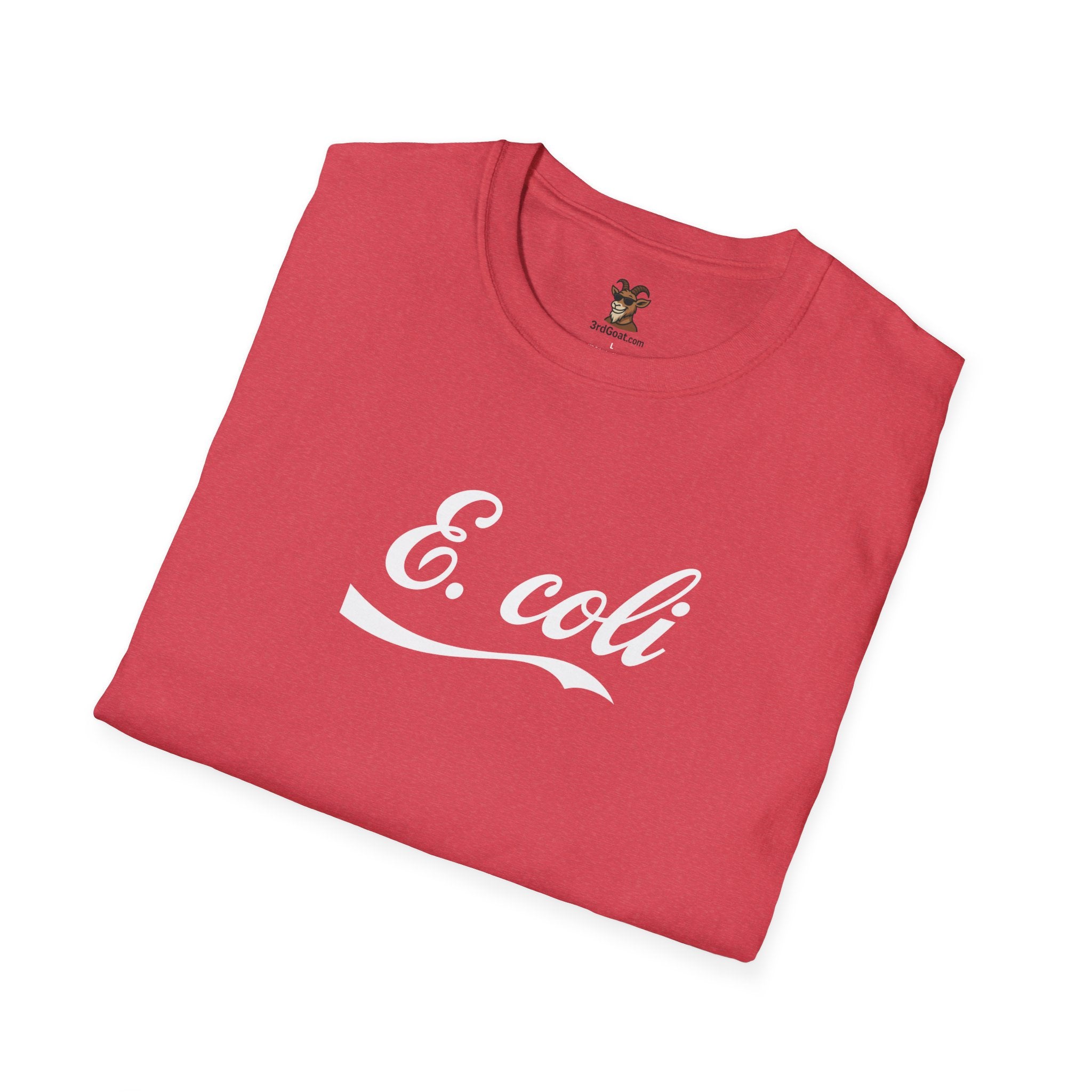 E. coli. Casual Graphic Tee, Cool Unisex T-Shirt for Everyday Wear