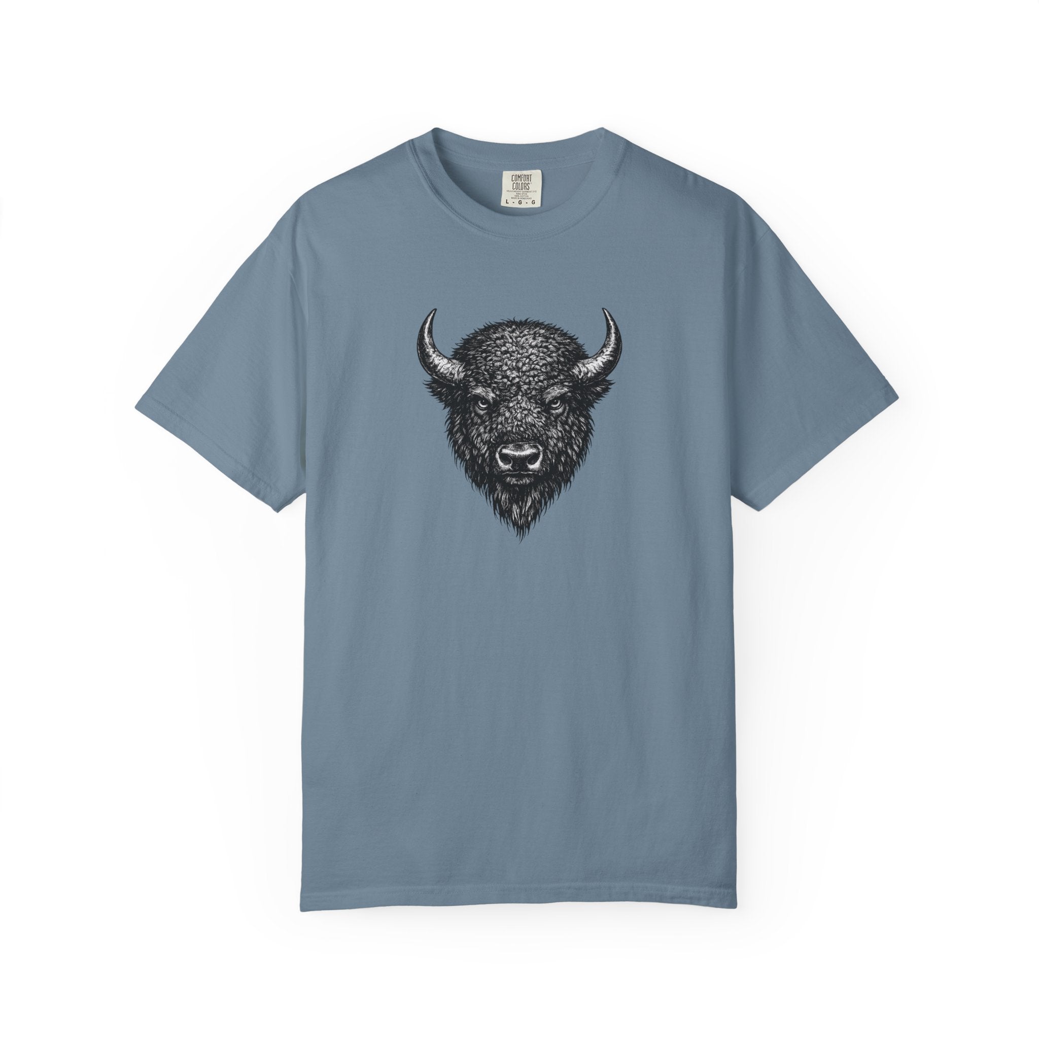 Vintage Bison Tee - Rugged Wildlife