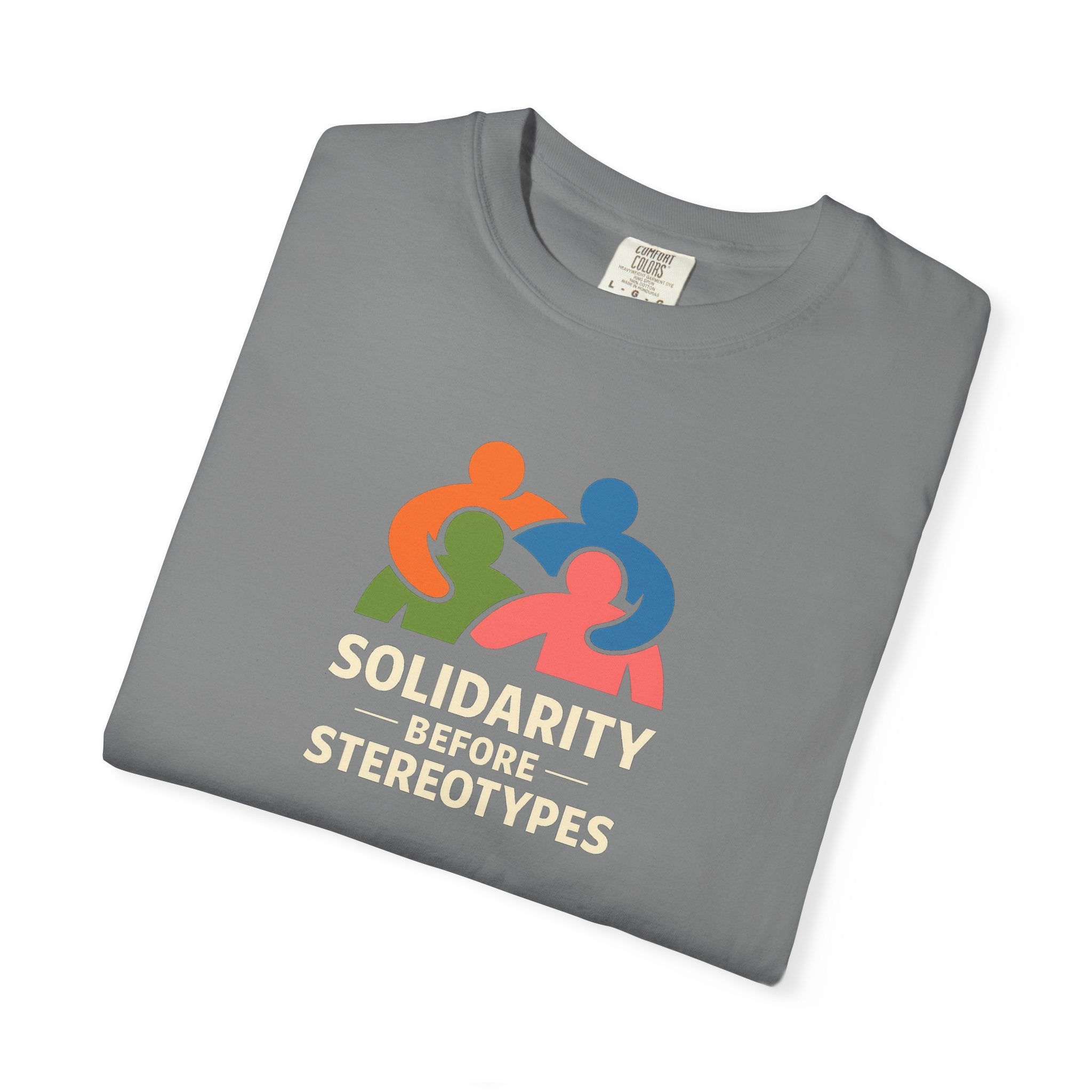 Solidarity Before Stereotypes t-shirt — Progressive Valentine's