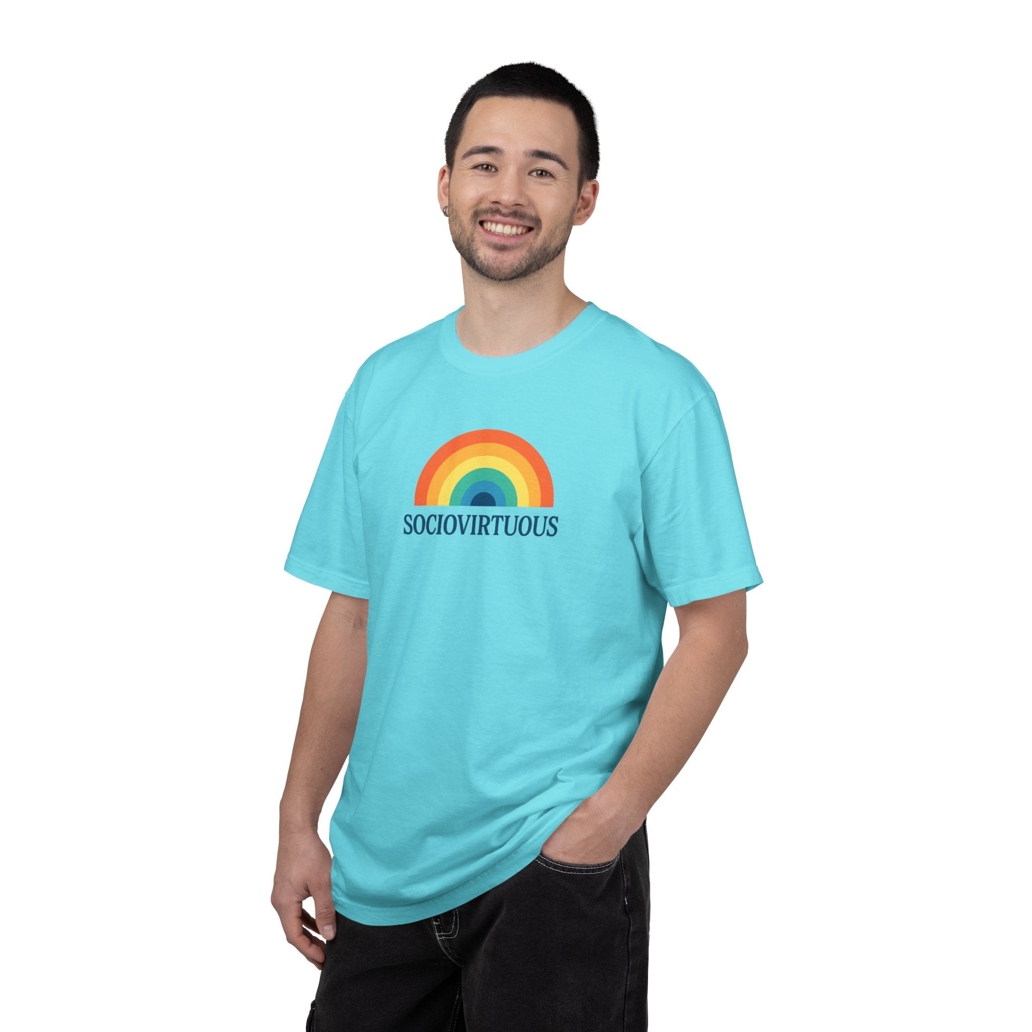 Sociovirtuous Rainbow Comfort Colors T-Shirt