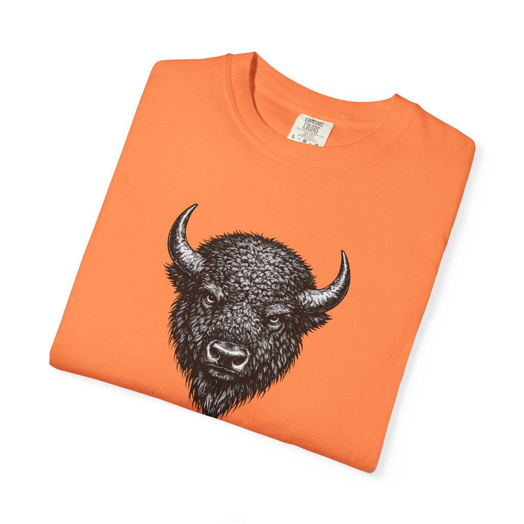 Vintage Bison Tee - Rugged Wildlife