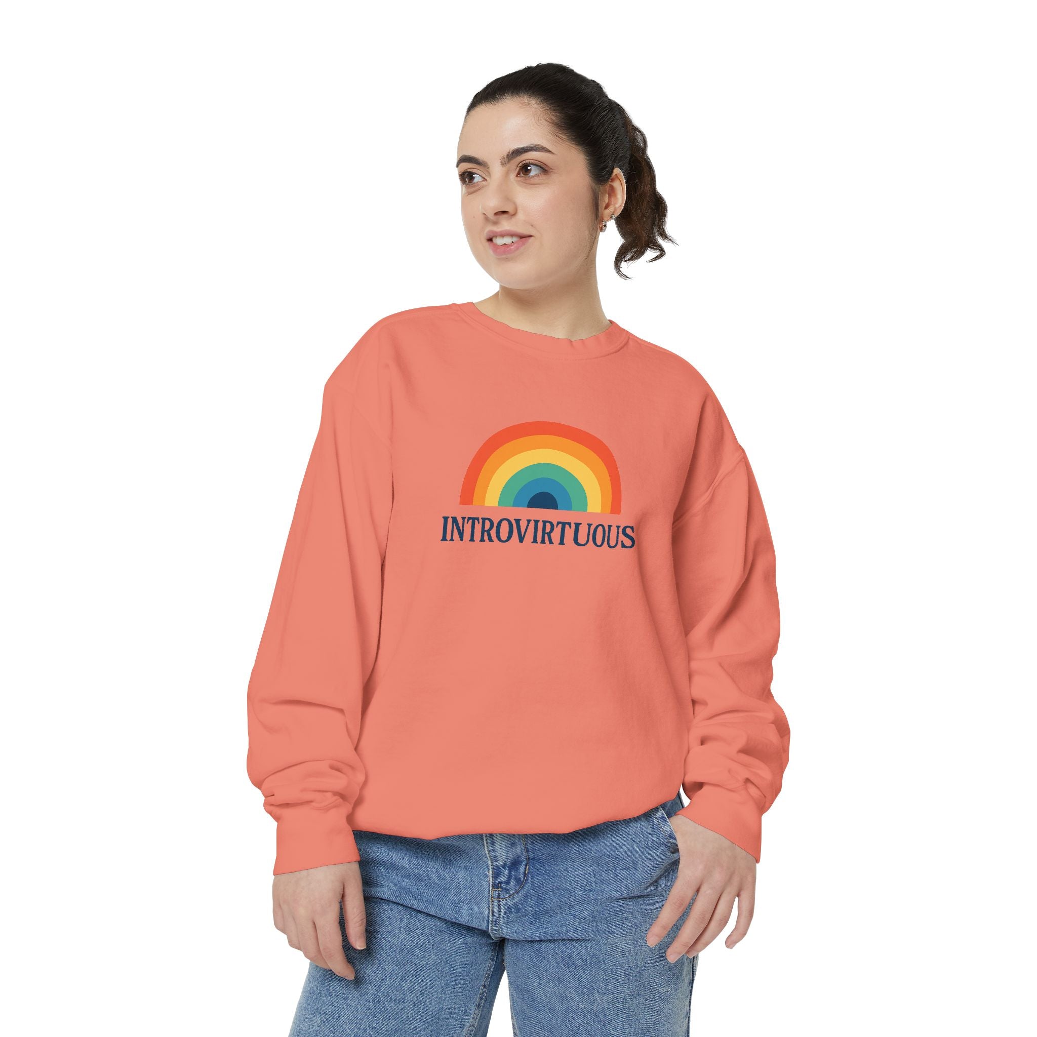 Introvirtuous Rainbow Sweatshirt - Here by duty