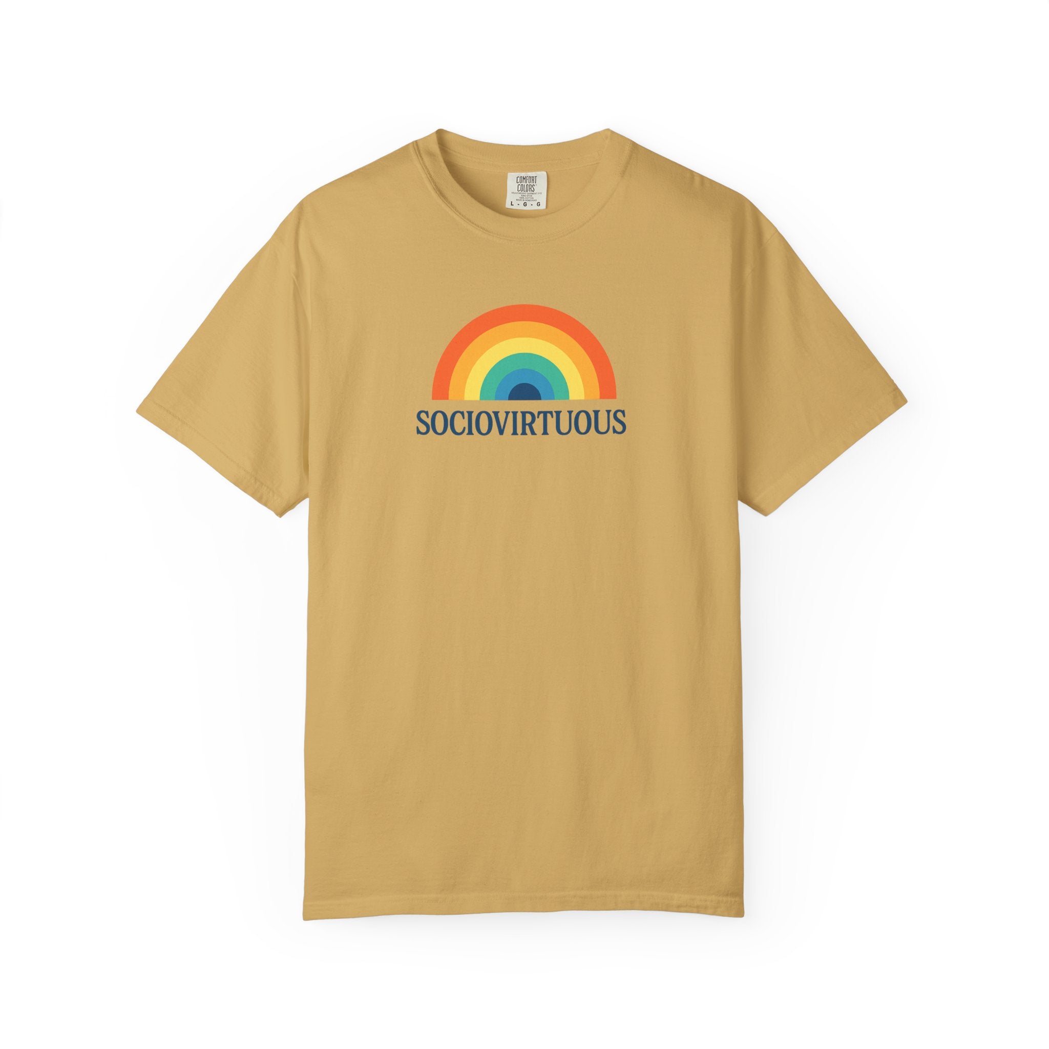Sociovirtuous Rainbow Comfort Colors T-Shirt