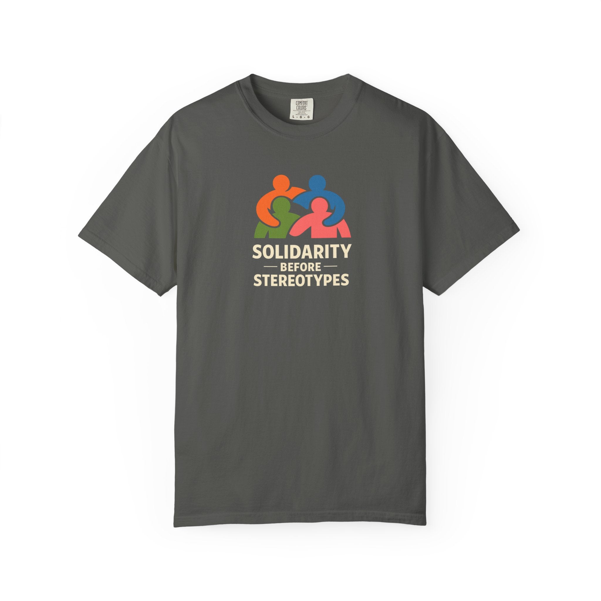 Solidarity Before Stereotypes t-shirt — Progressive Valentine's