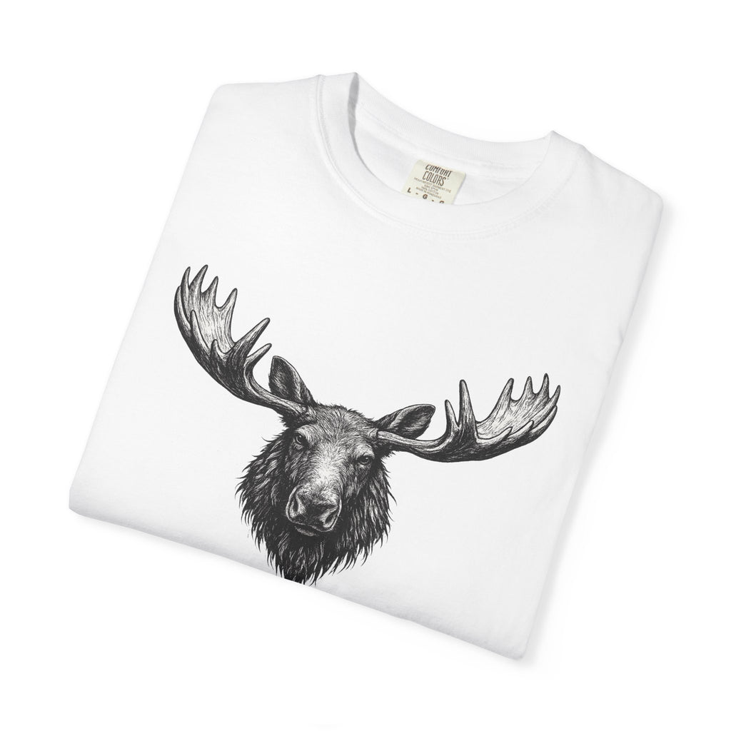 Vintage Moose Tee - Rugged Wildlife