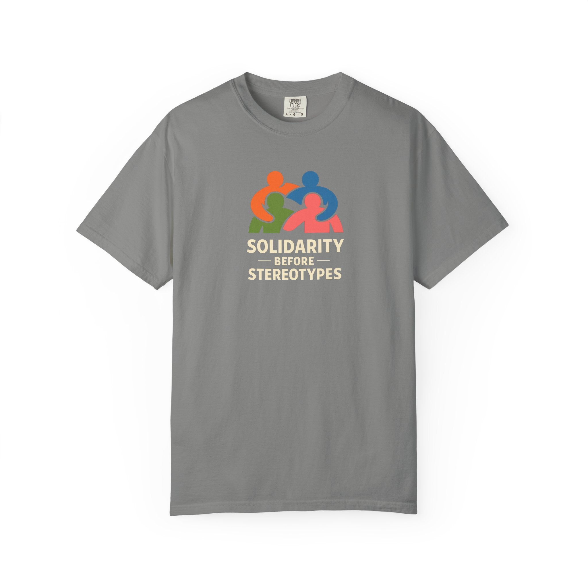 Solidarity Before Stereotypes t-shirt — Progressive Valentine's