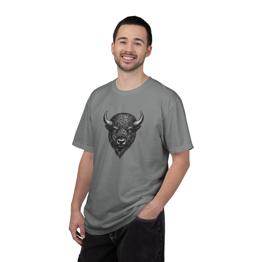 Vintage Bison Tee - Rugged Wildlife