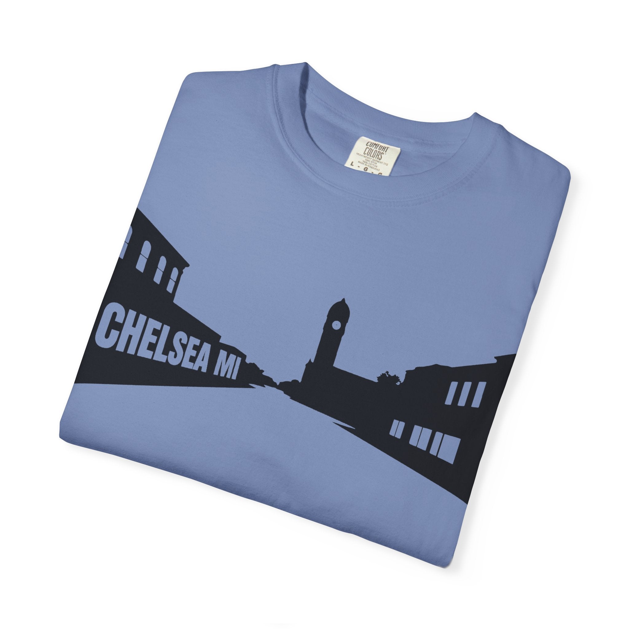 Main Street Chelsea, MI Skyline — Hometown Vibes