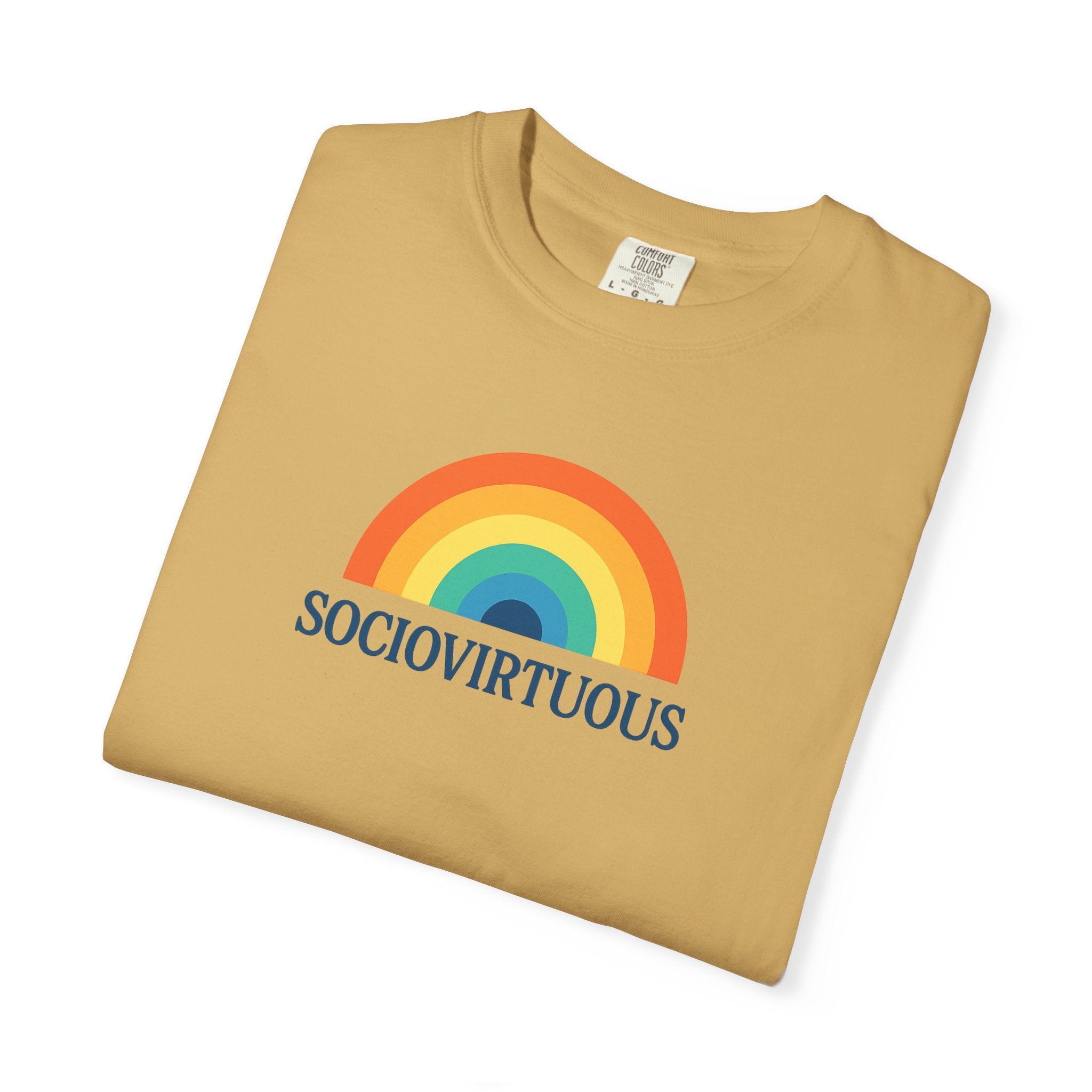 Sociovirtuous Rainbow Comfort Colors T-Shirt