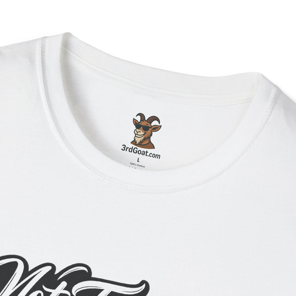 Not Friendly Graphic T-Shirt — Retro Script Statement Tee