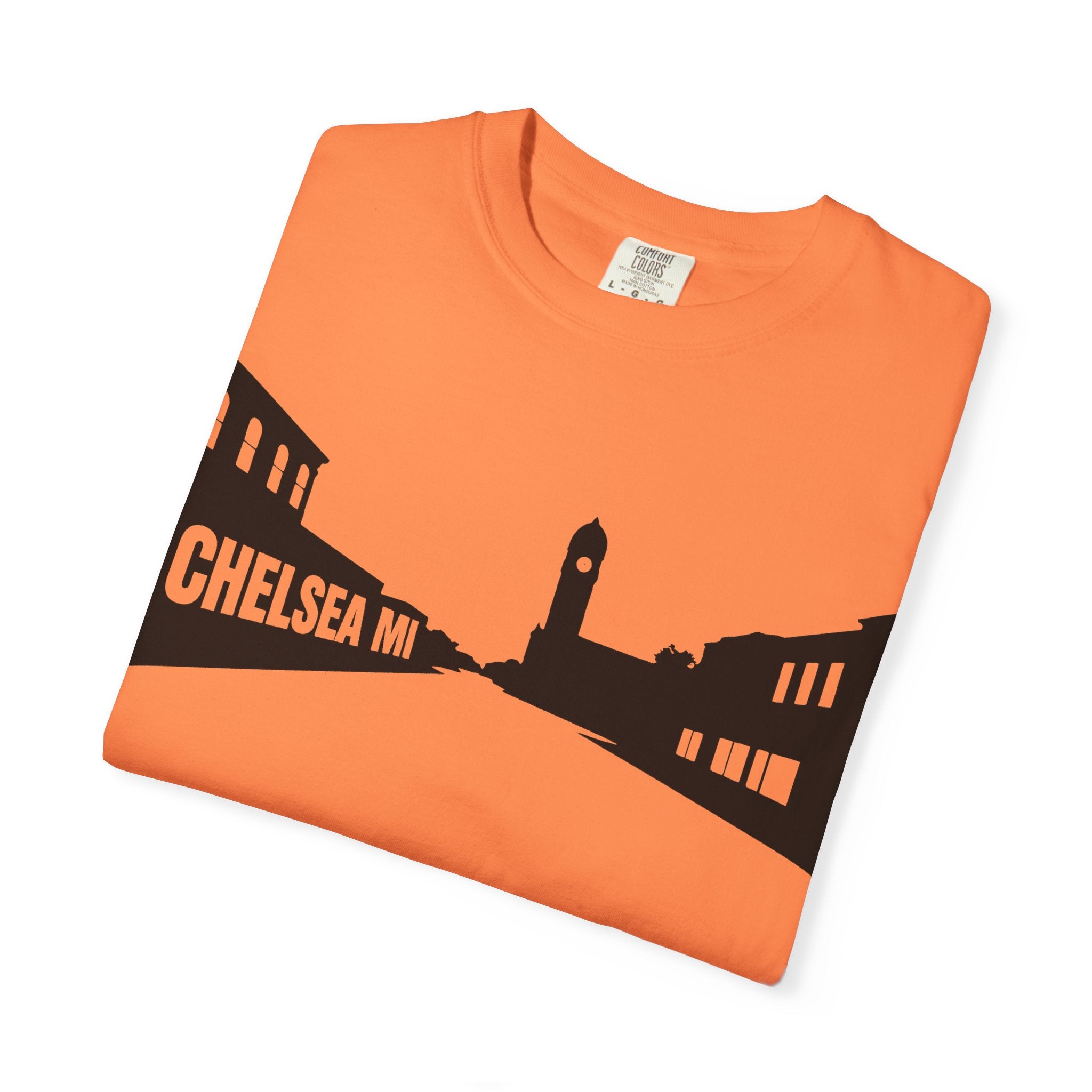 Main Street Chelsea, MI Skyline — Hometown Vibes