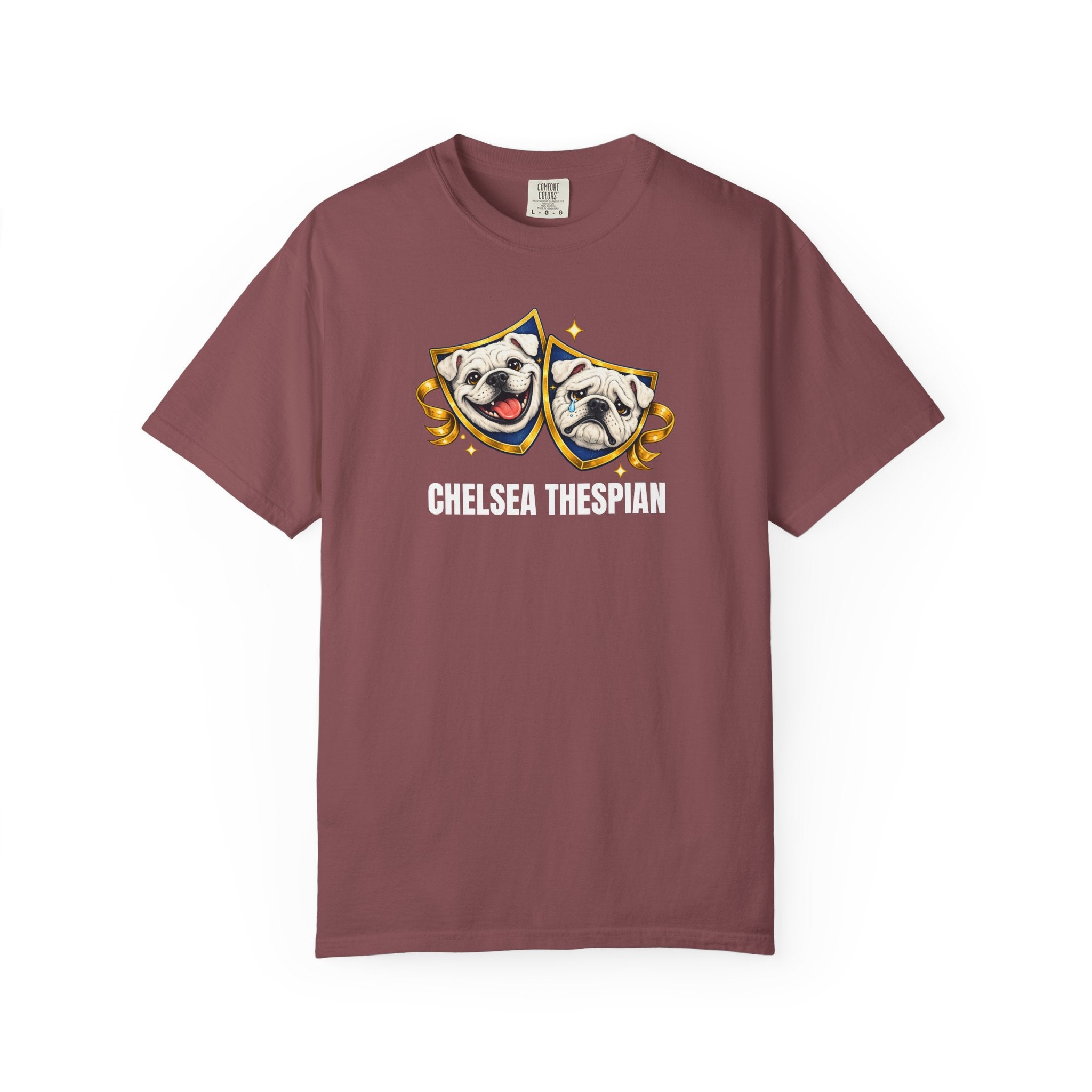 "Chelsea Thespian" Bullsdogs T-Shirt — Funny Voice Projection Tee