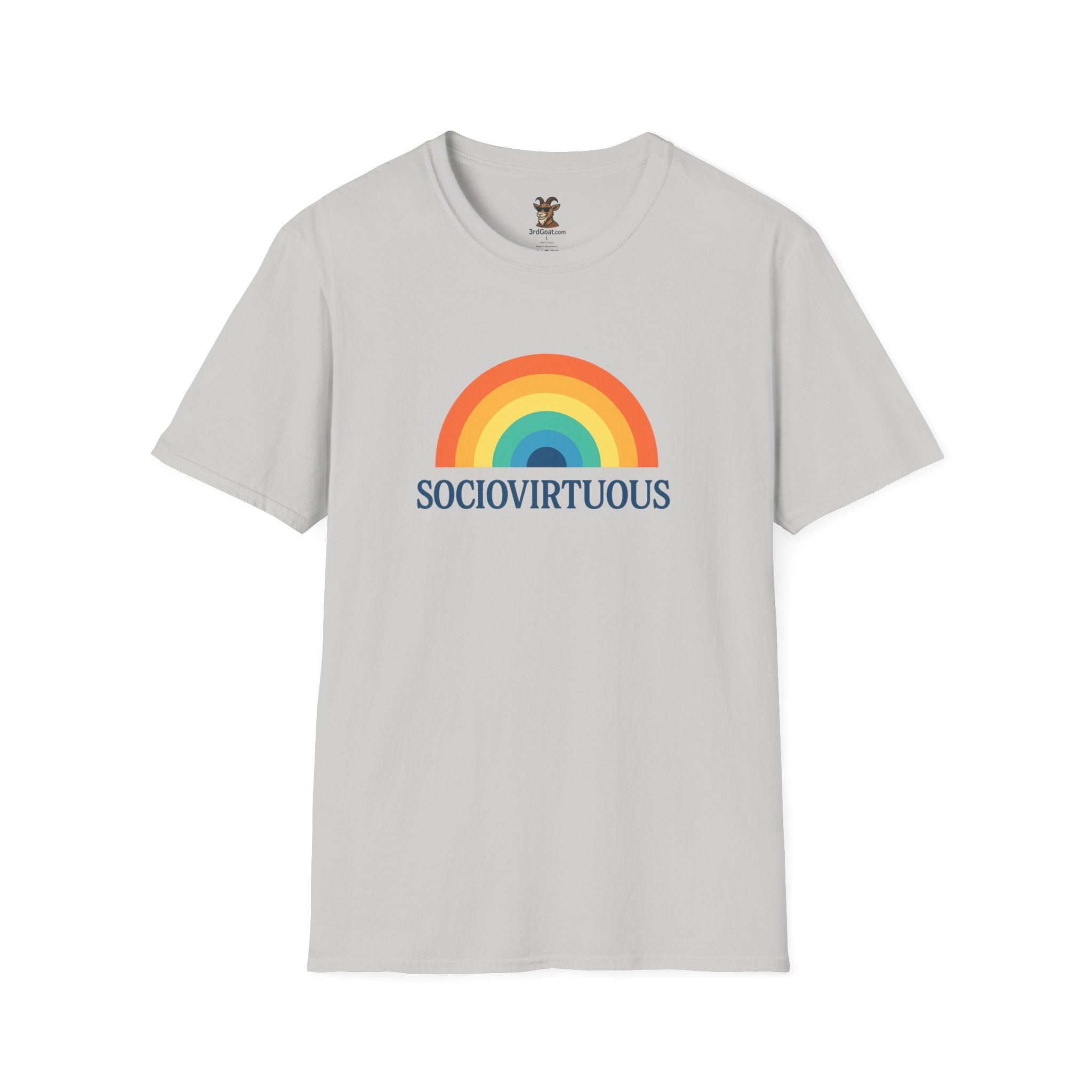 Copy of Introvirtuous Rainbow T-Shirt - Here by duty