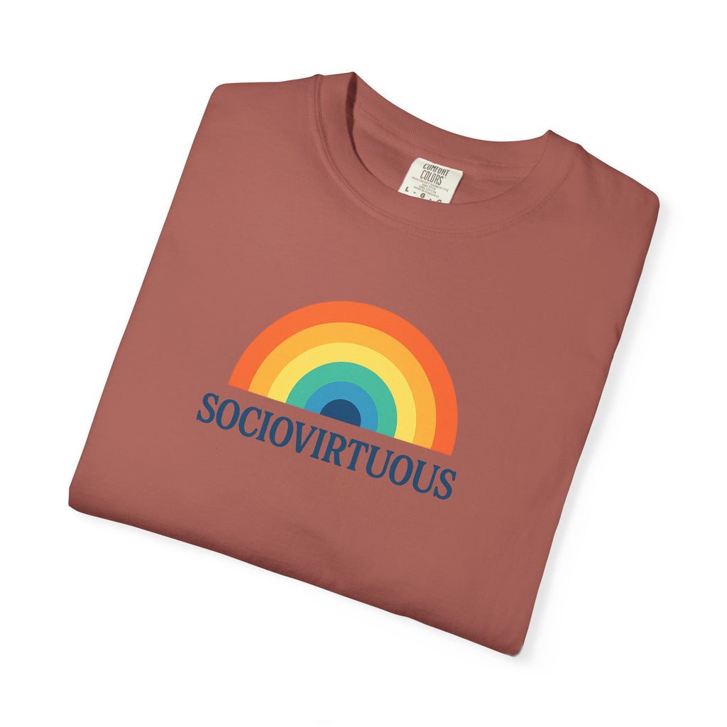 Sociovirtuous Rainbow Comfort Colors T-Shirt