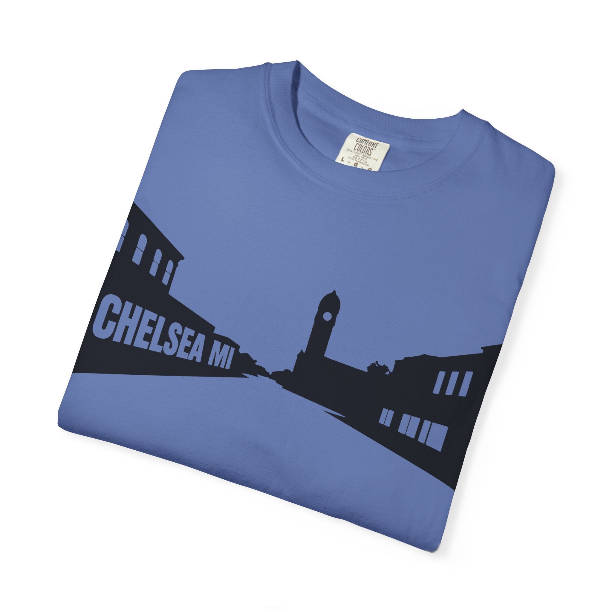 Main Street Chelsea, MI Skyline — Hometown Vibes