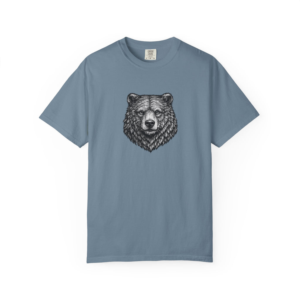 Vintage Grizzly Bear Tee - Rugged Wildlife