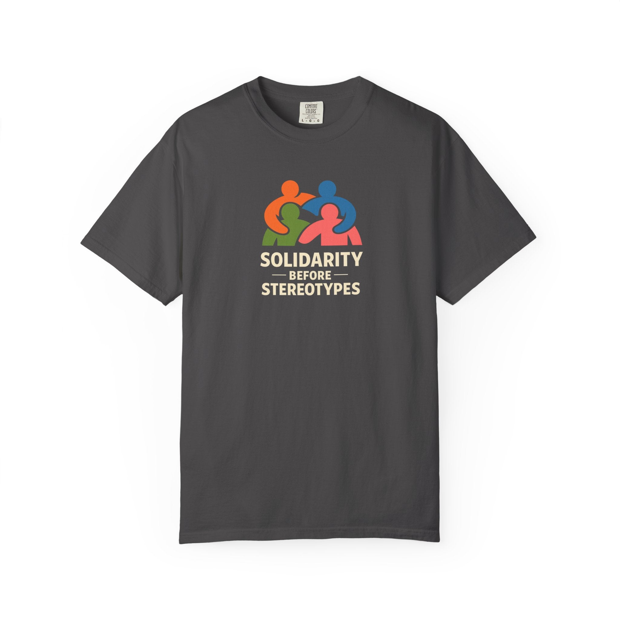 Solidarity Before Stereotypes t-shirt — Progressive Valentine's