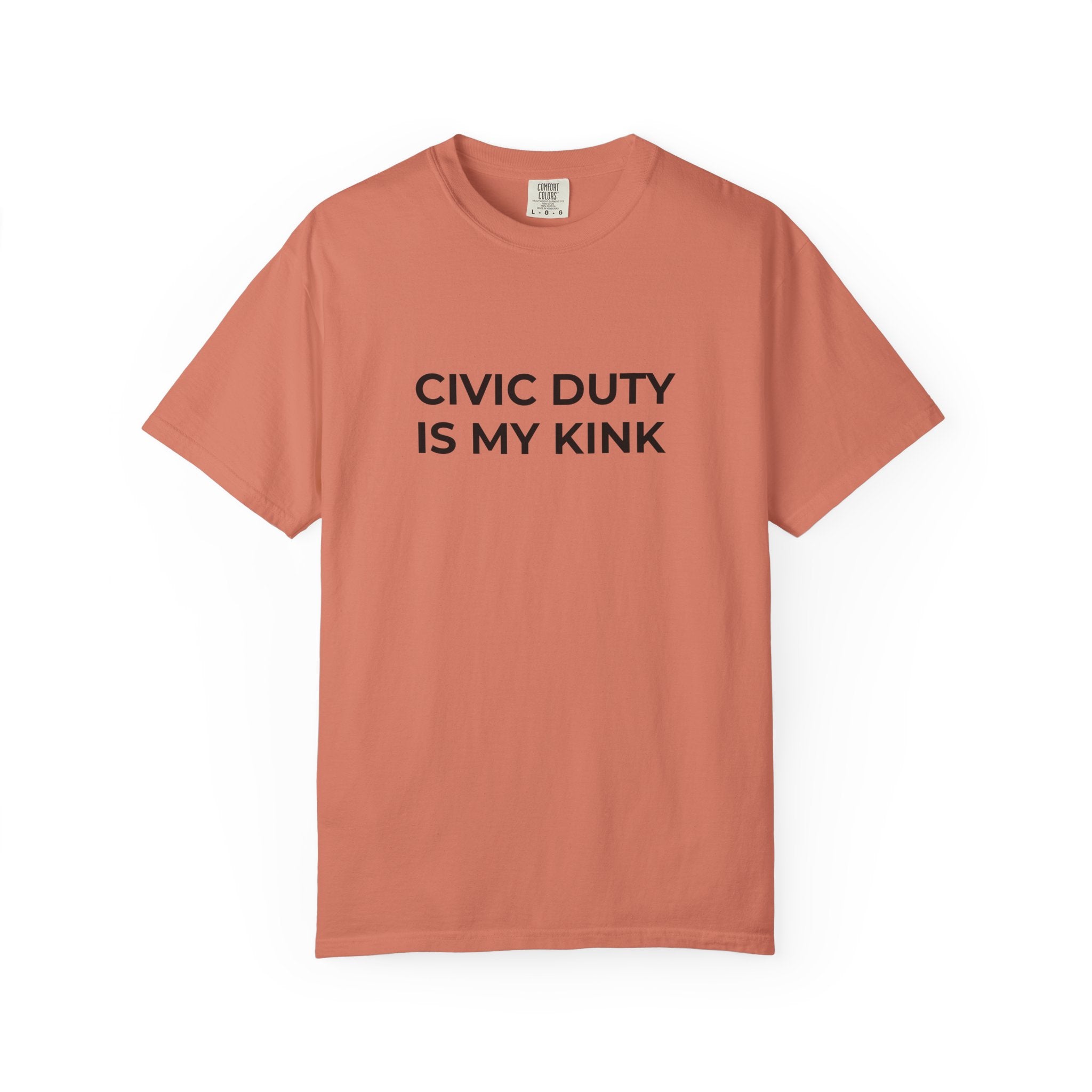 Civic Duty Is My Kink t-shirt - Progressive Valentine's