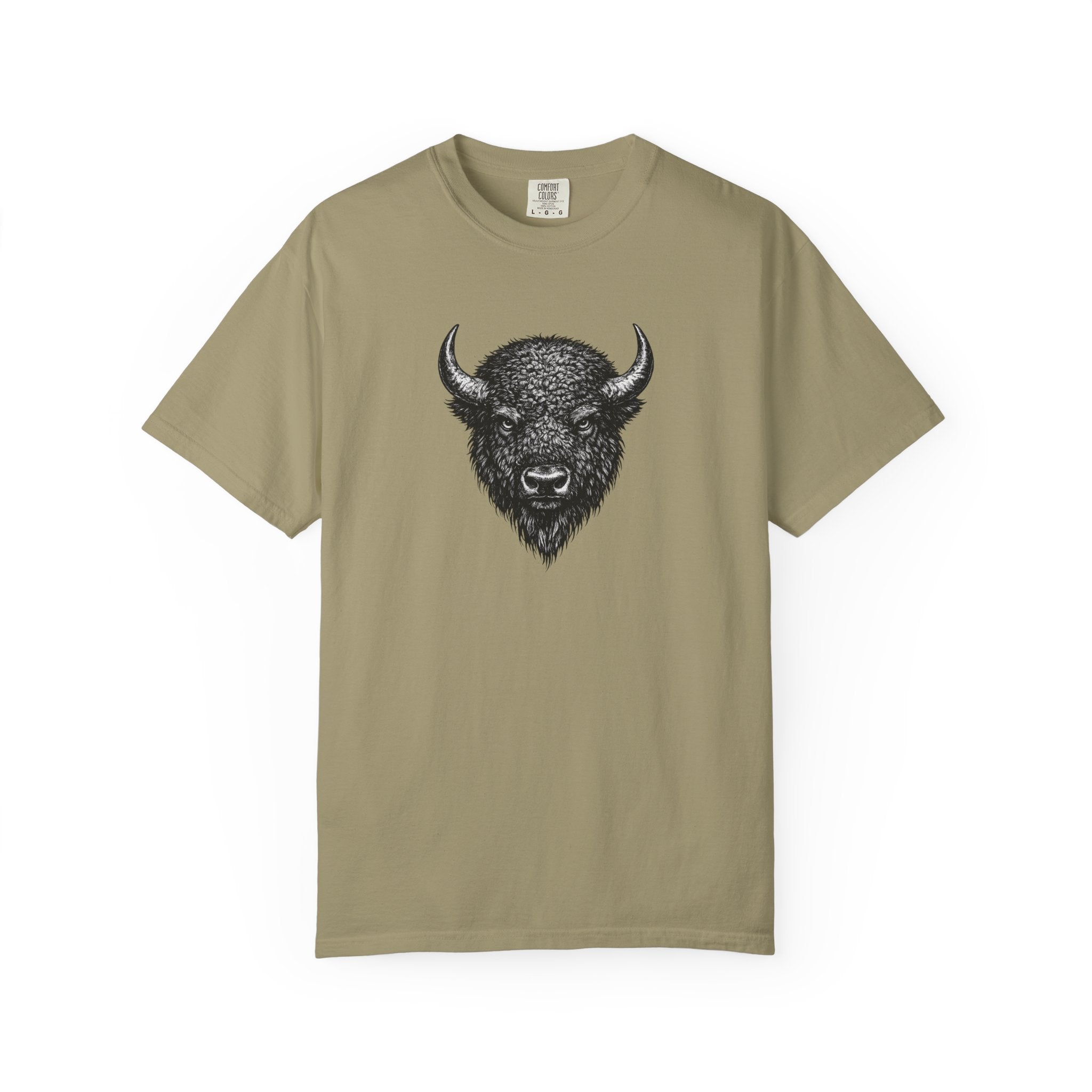 Vintage Bison Tee - Rugged Wildlife